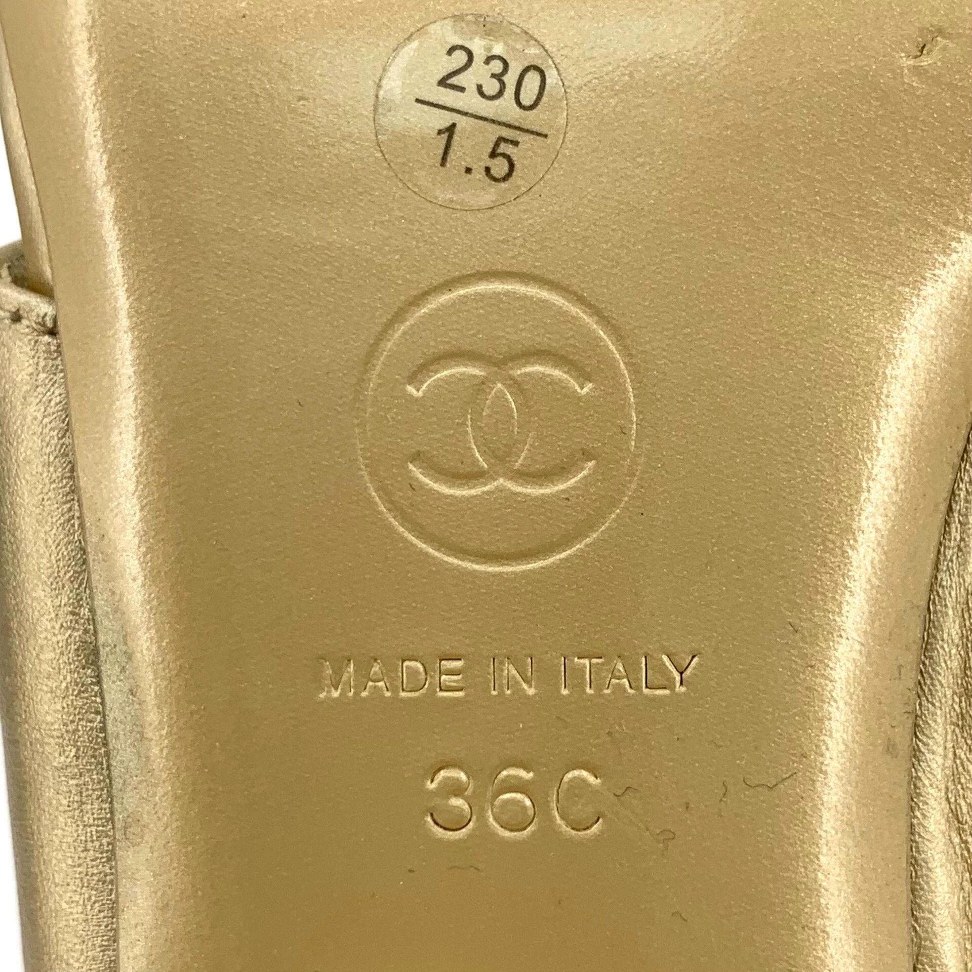 Chanel Chanel Gold Star Pearl Slide Sandals - dmc Size US 6 / EU 39 - 6 Thumbnail