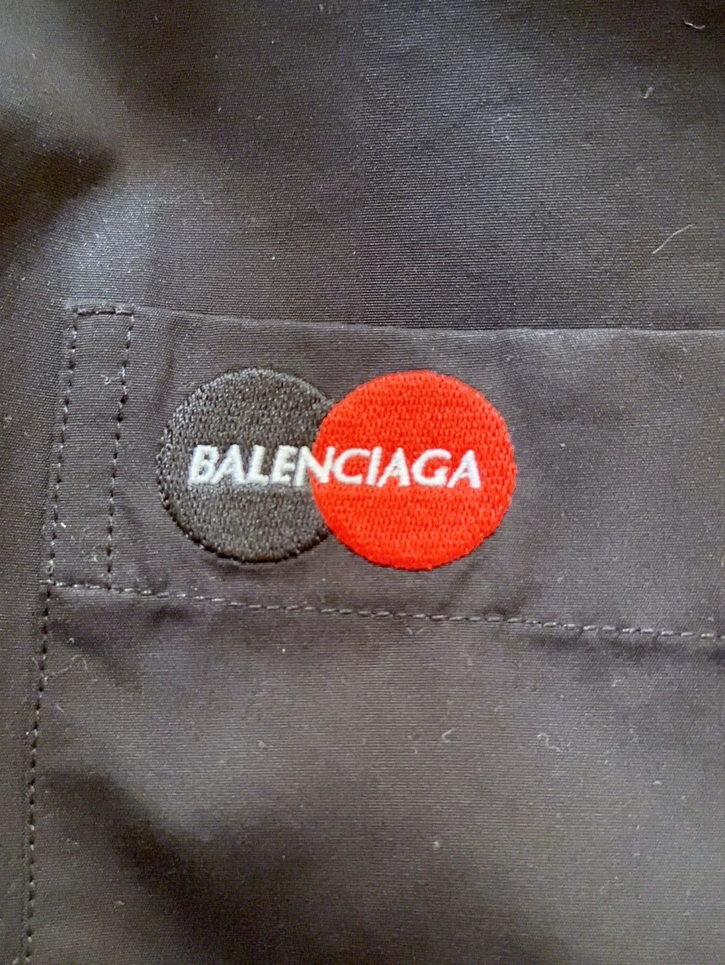 Balenciaga Balenciaga Mastercard Button Up Shirt - dmc Size US S / EU 44-46 / 1 - 2 Thumbnail