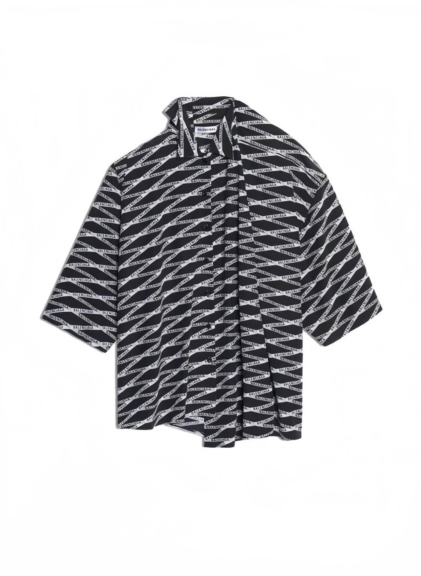 Balenciaga Balenciaga Asymmetric Hem Silk Shirt - dmc Size US S / EU 44-46 / 1 - 3 Thumbnail