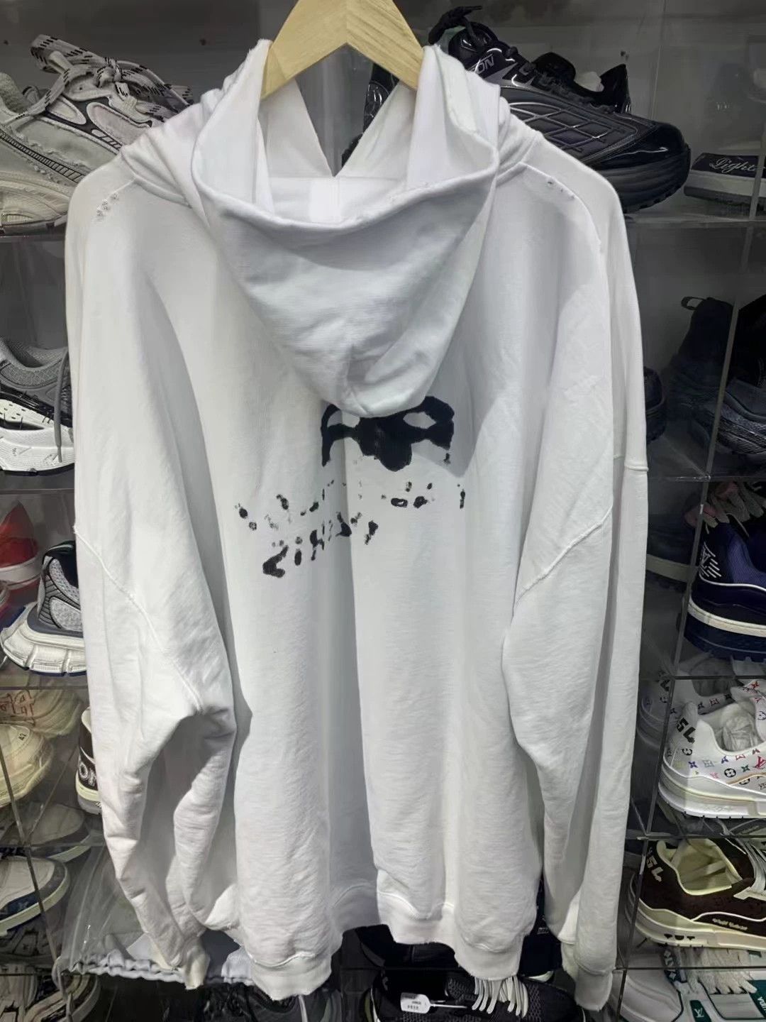 Balenciaga Balenciaga Hand drawn Logo Print Hoodie - dmc Size US M / EU 48-50 / 2 - 2 Thumbnail