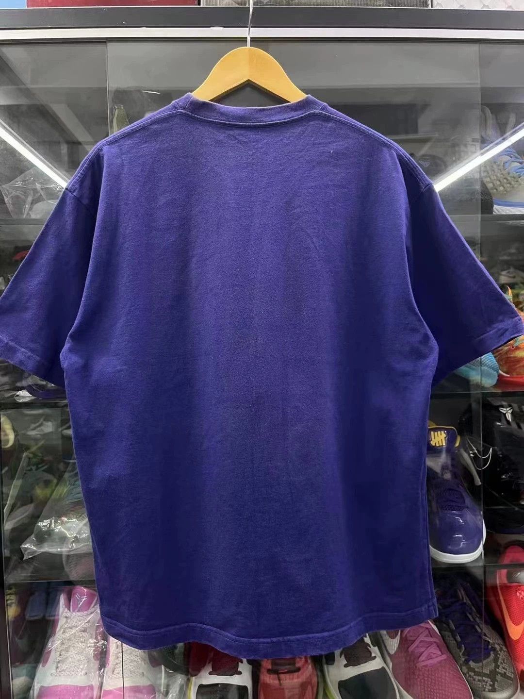 Balenciaga Logo Print Purple T-shirt M - dmc