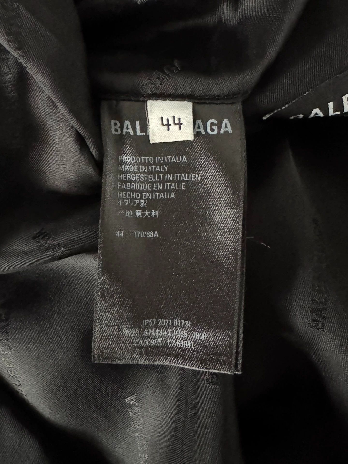 Balenciaga Balenciaga Logo Sleeve Blazer Size 44 - dmc Size US L / EU 52-54 / 3 - 8 Thumbnail