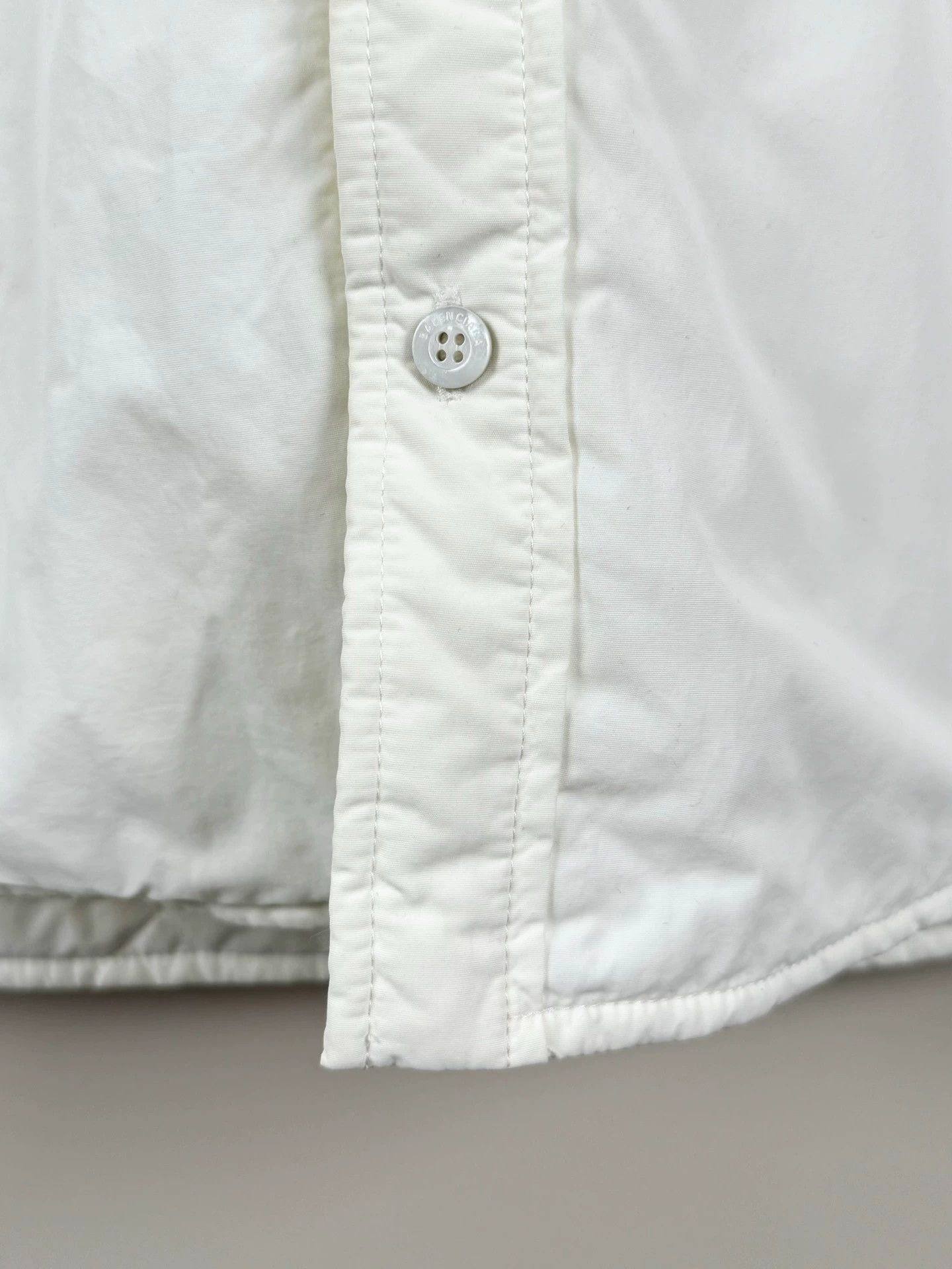 Balenciaga Balenciaga Embroidered Logo Cotton Coat - dmc Size US S / EU 44-46 / 1 - 4 Thumbnail