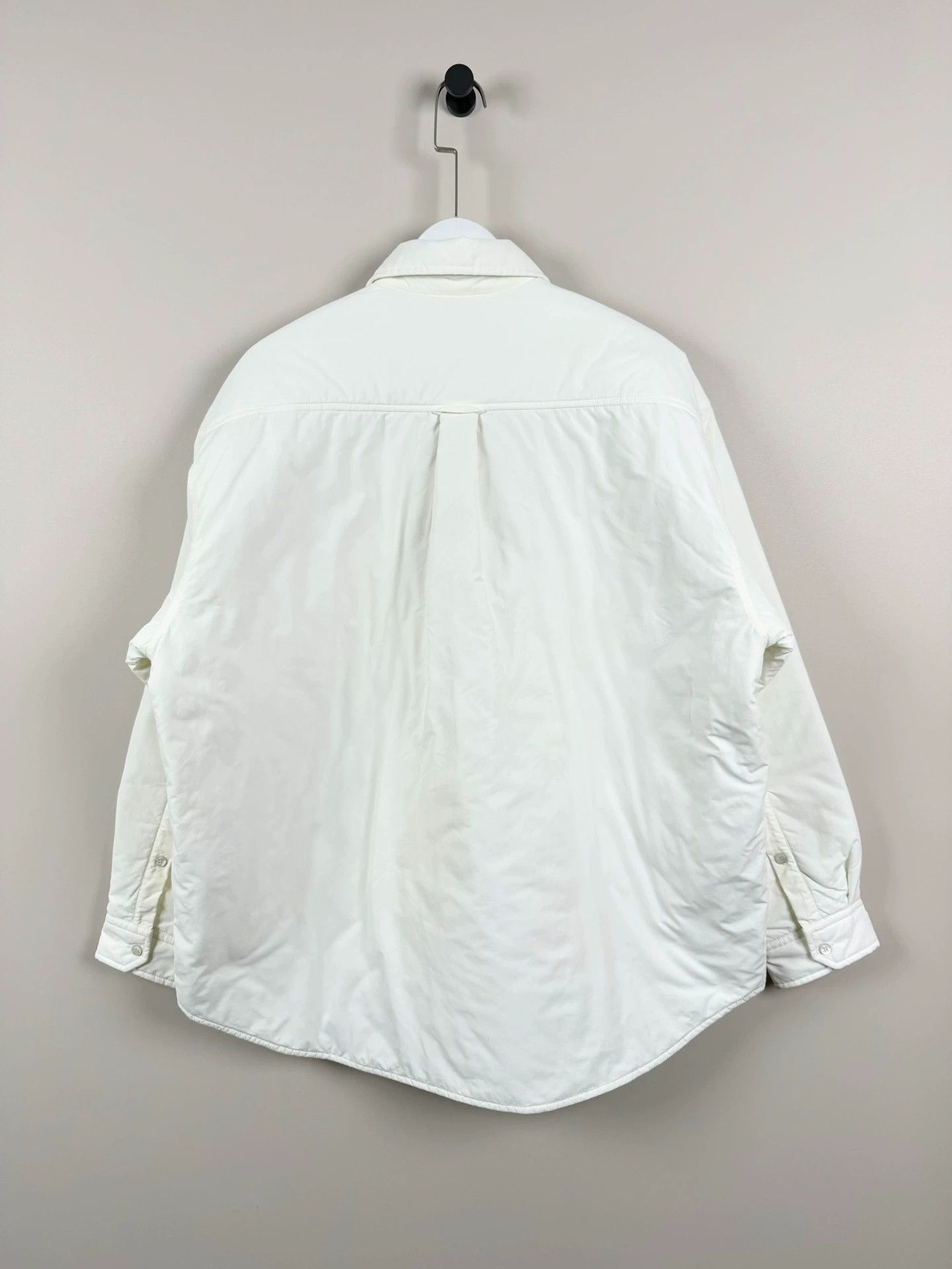 Balenciaga Balenciaga Embroidered Logo Cotton Coat - dmc Size US S / EU 44-46 / 1 - 2 Thumbnail