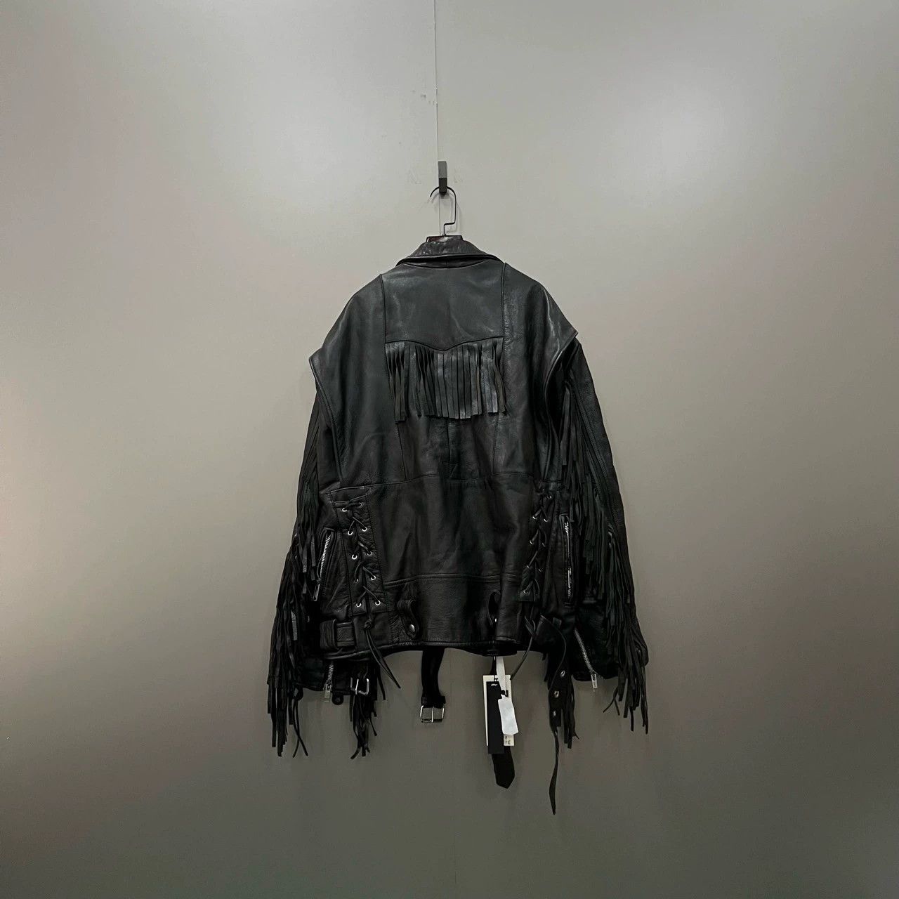 Balenciaga Balenciaga Multi-Zipper Drawstring Leather Jacket - dmc Size US M / EU 48-50 / 2 - 2 Thumbnail