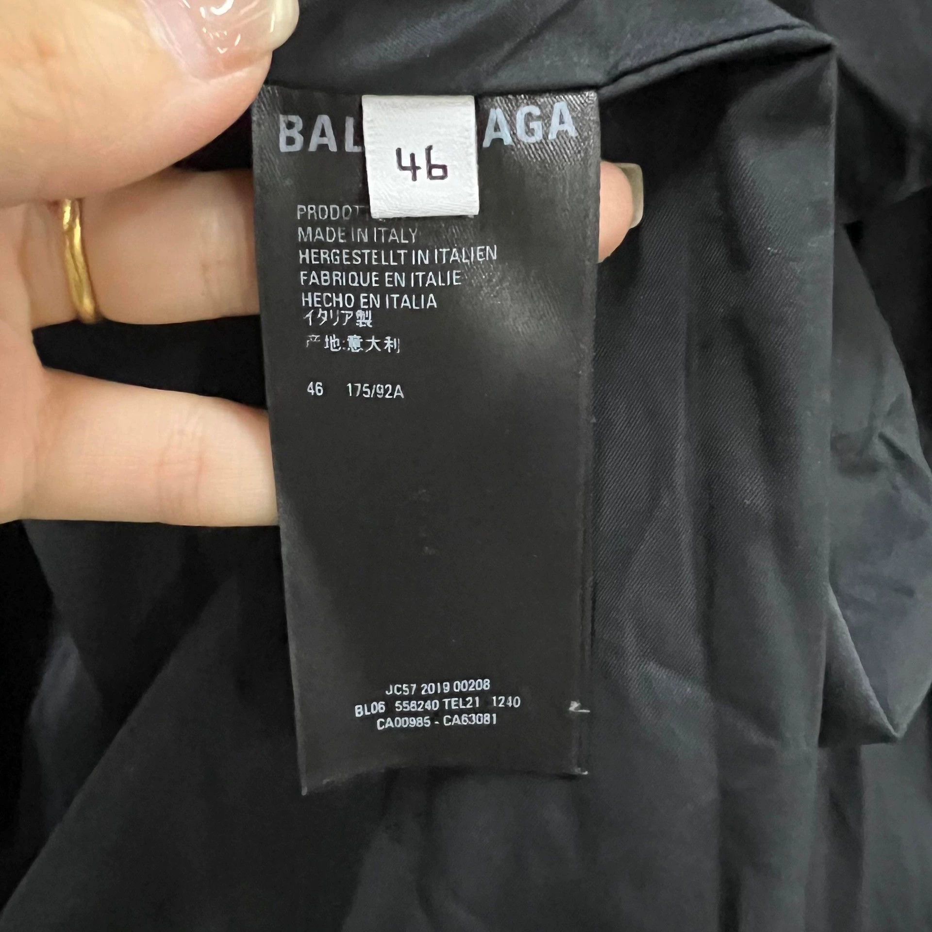 Balenciaga Balenciaga Logo Print Stand Collar Down Jacket - dmc Size US XL / EU 56 / 4 - 3 Thumbnail