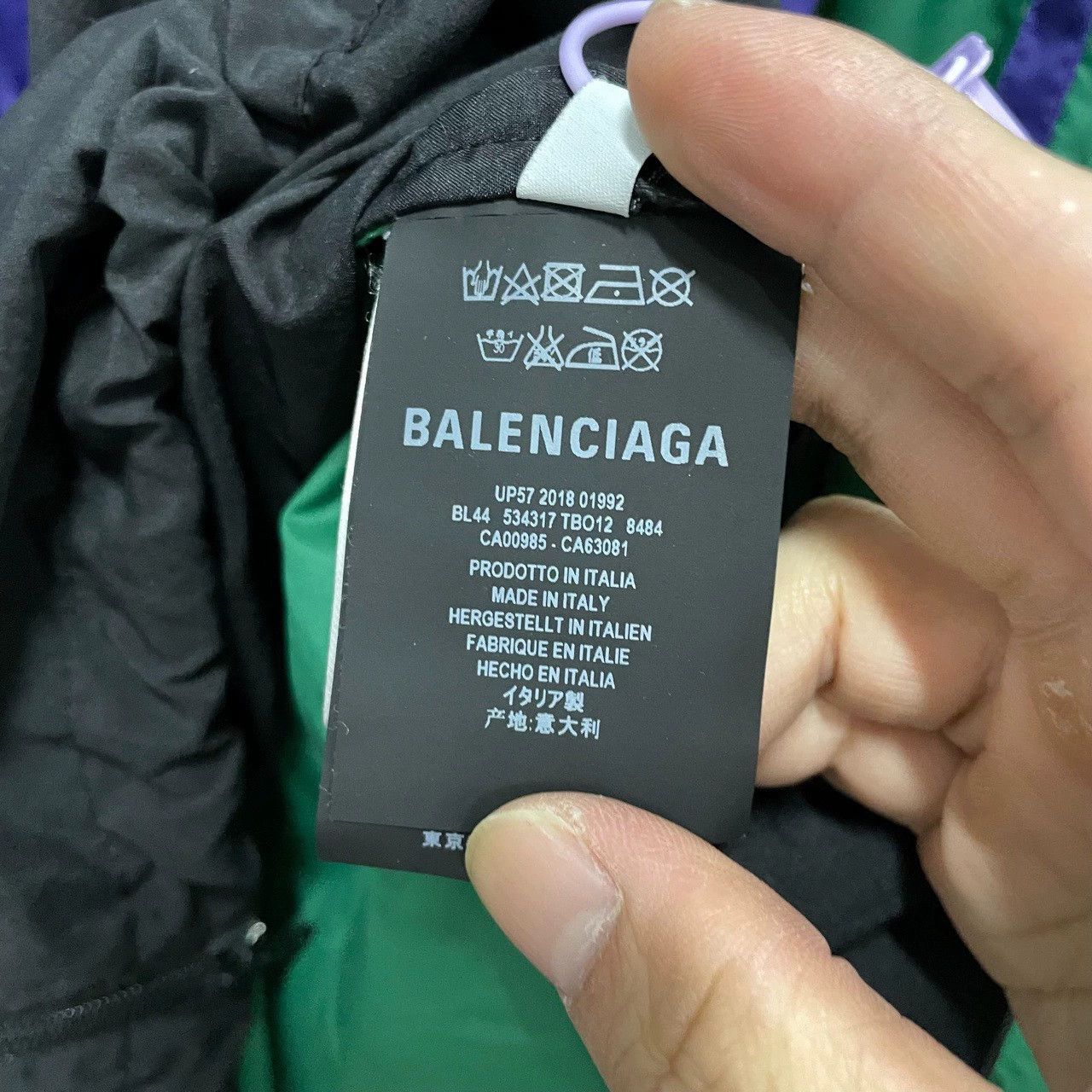 Balenciaga Balenciaga Colorblock Logo Varsity Jacket - dmc Size US XL / EU 56 / 4 - 5 Thumbnail