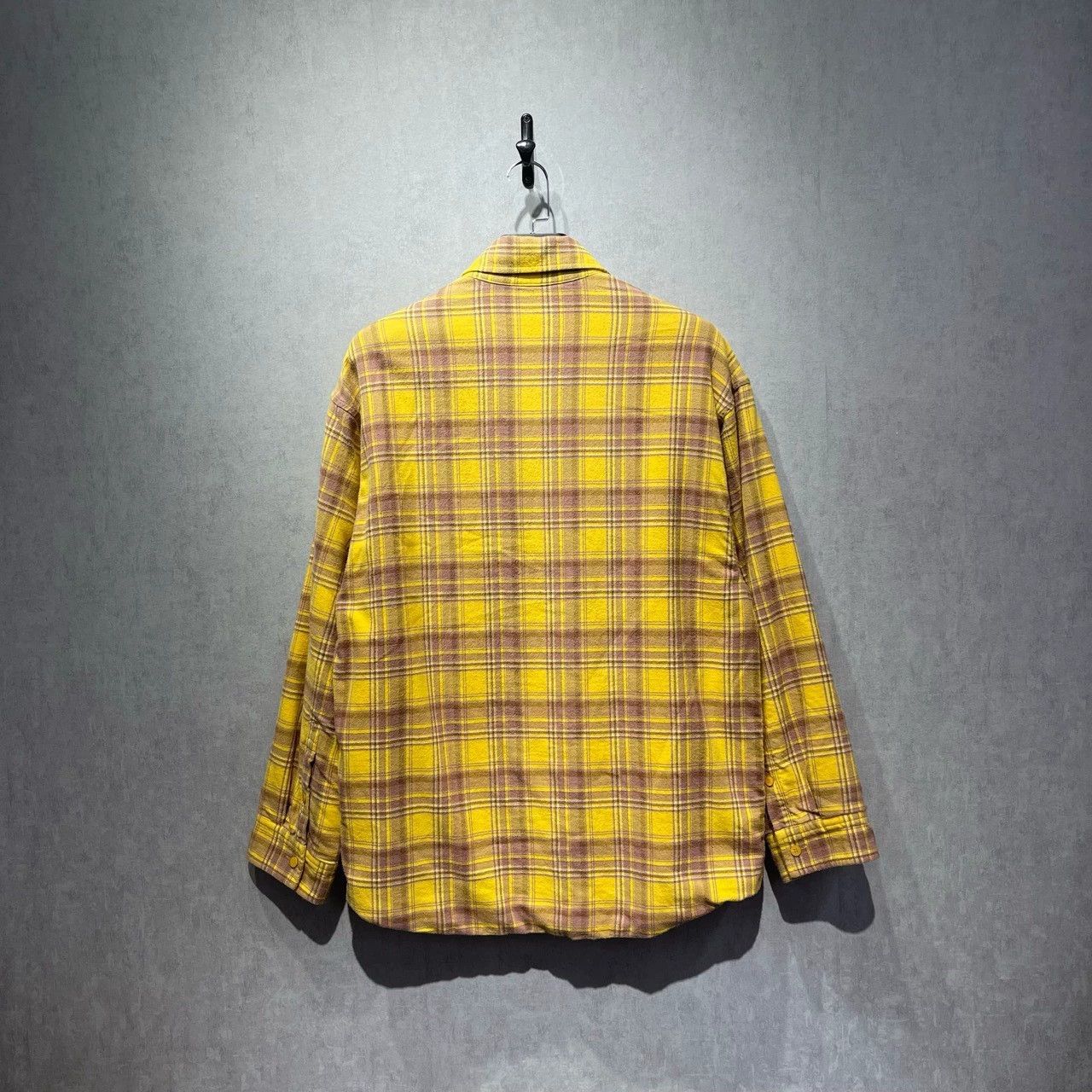 Balenciaga Balenciaga Yellow Plaid Shirt Jacket - dmc Size US XXS / EU 40 - 2 Thumbnail