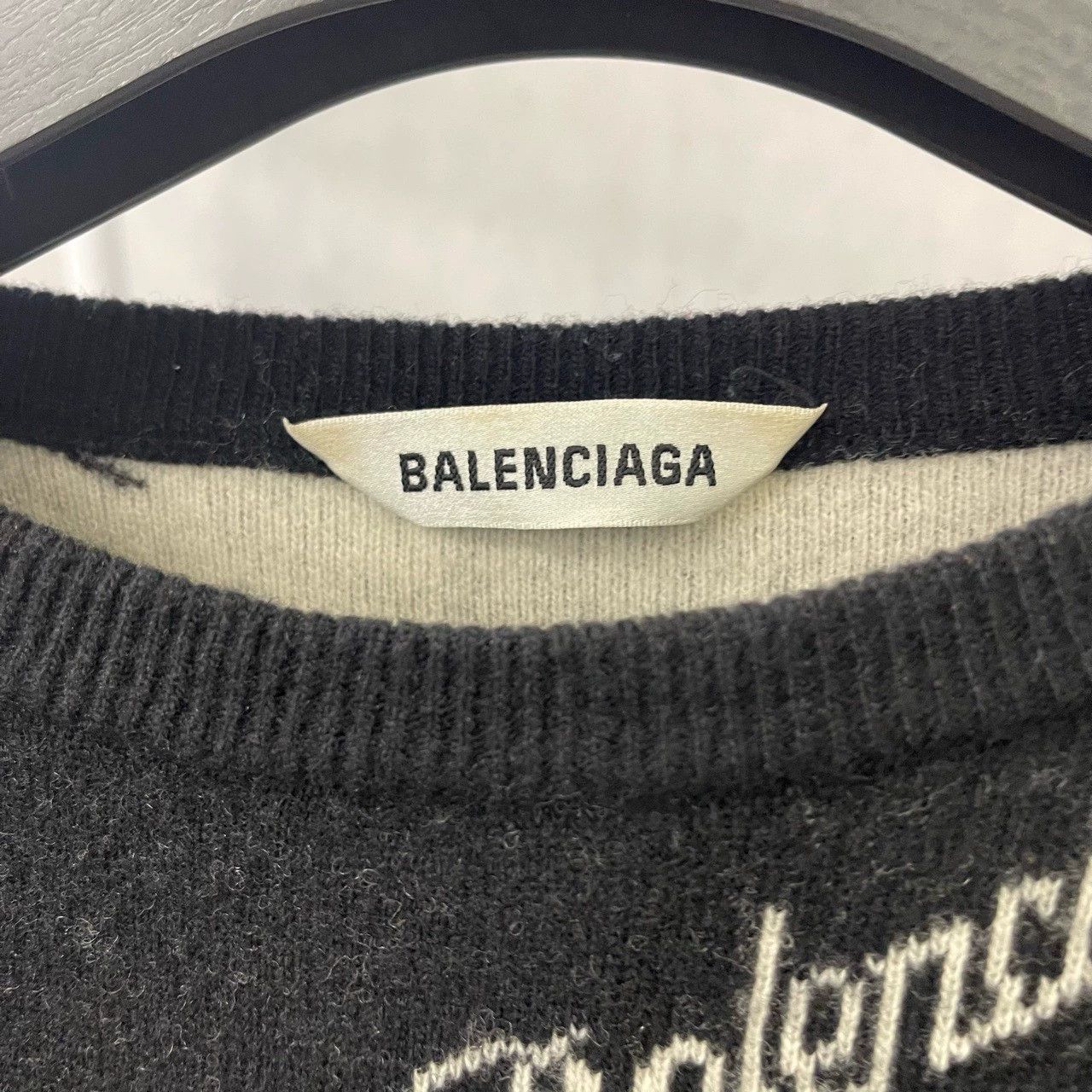 Balenciaga Balenciaga Logo Printed Sweater S - dmc Size US S / EU 44-46 / 1 - 3 Thumbnail