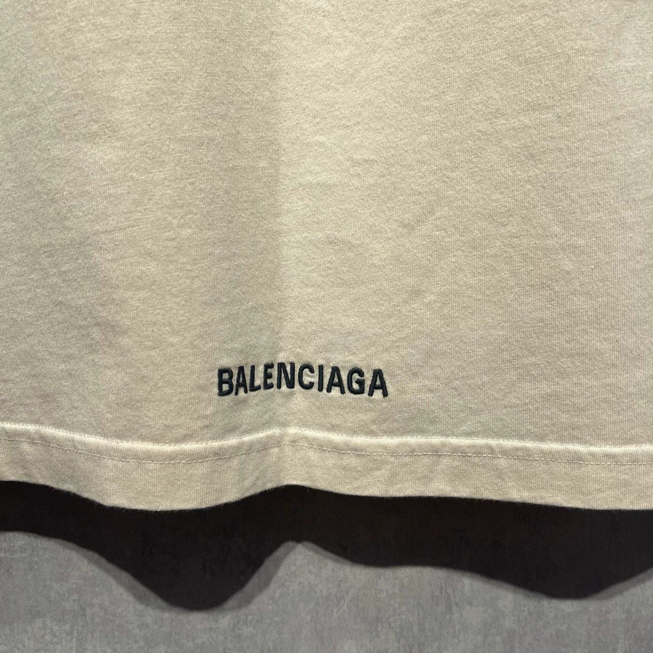 Balenciaga Balenciaga Embroidered Logo Short Sleeve Tee - dmc Size US M / EU 48-50 / 2 - 3 Thumbnail