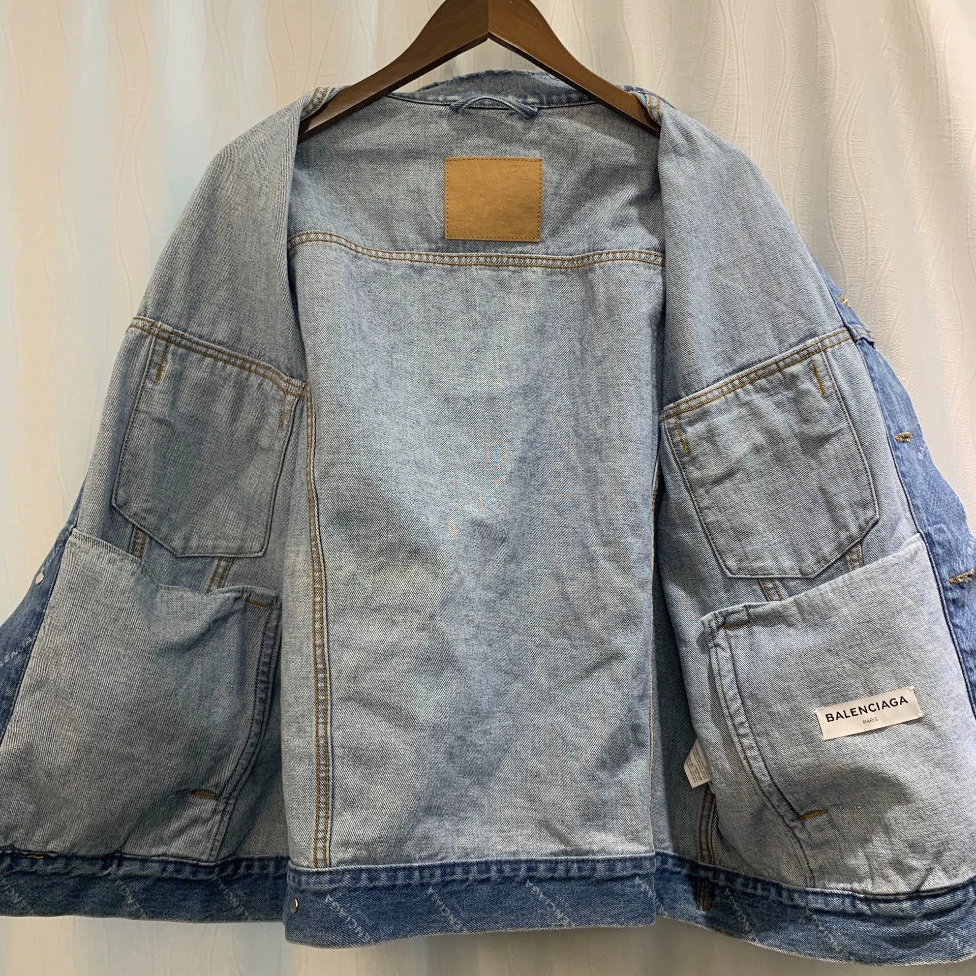 Balenciaga Balenciaga Blue Denim Jacket Size 40 - dmc Size US XL / EU 56 / 4 - 6 Thumbnail