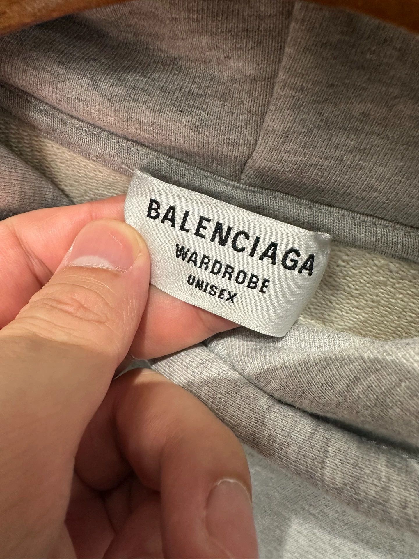 Balenciaga Balenciaga Grey Printed Hoodie XS - dmc Size US XS / EU 42 / 0 - 5 Thumbnail