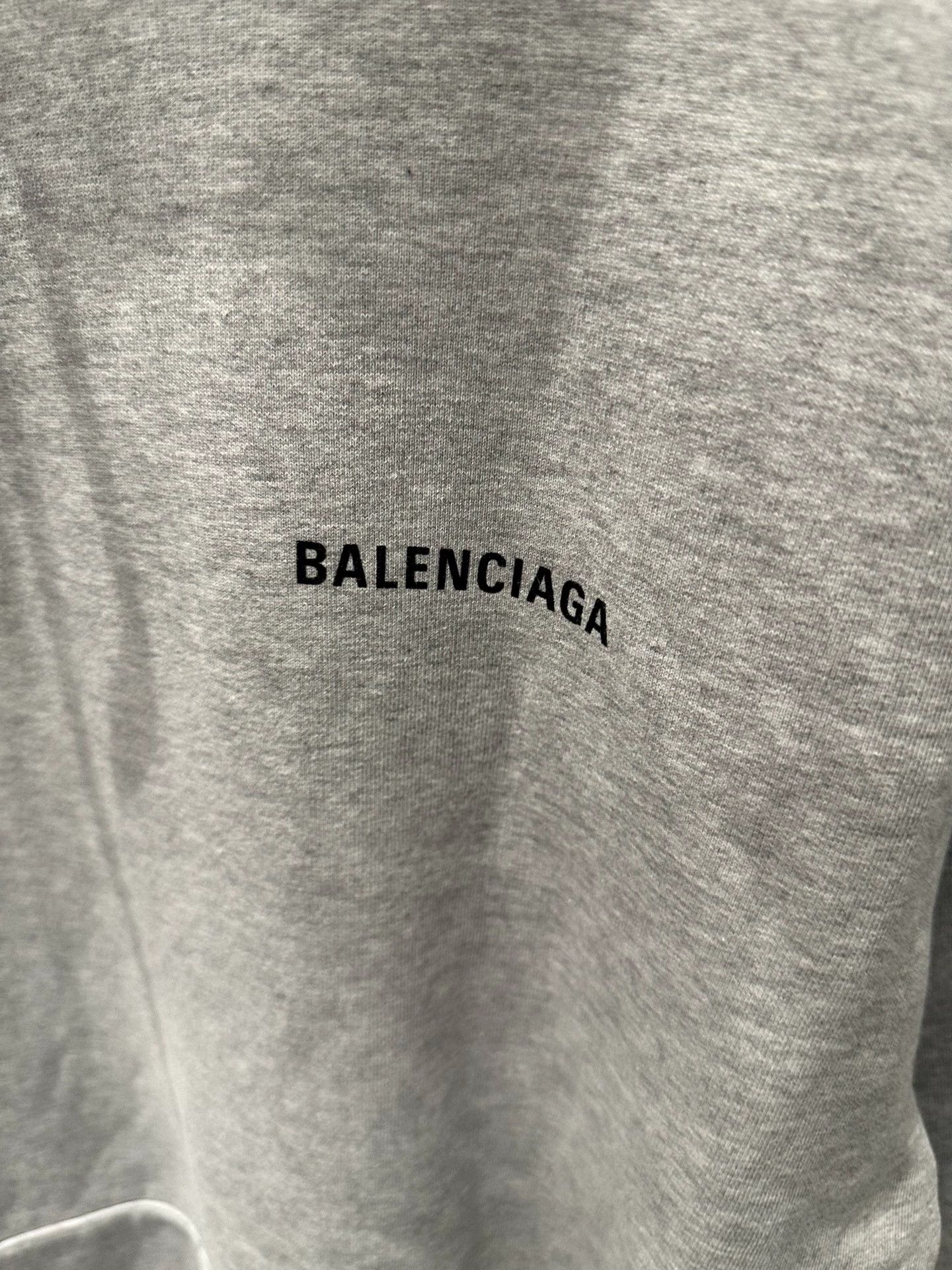Balenciaga Balenciaga Grey Printed Hoodie XS - dmc Size US XS / EU 42 / 0 - 3 Thumbnail