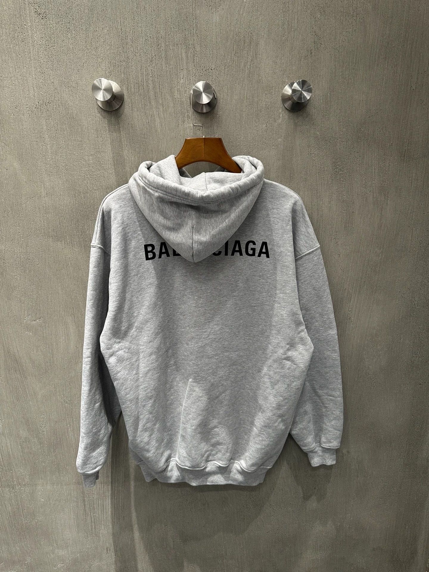 Balenciaga Balenciaga Grey Printed Hoodie XS - dmc Size US XS / EU 42 / 0 - 2 Thumbnail