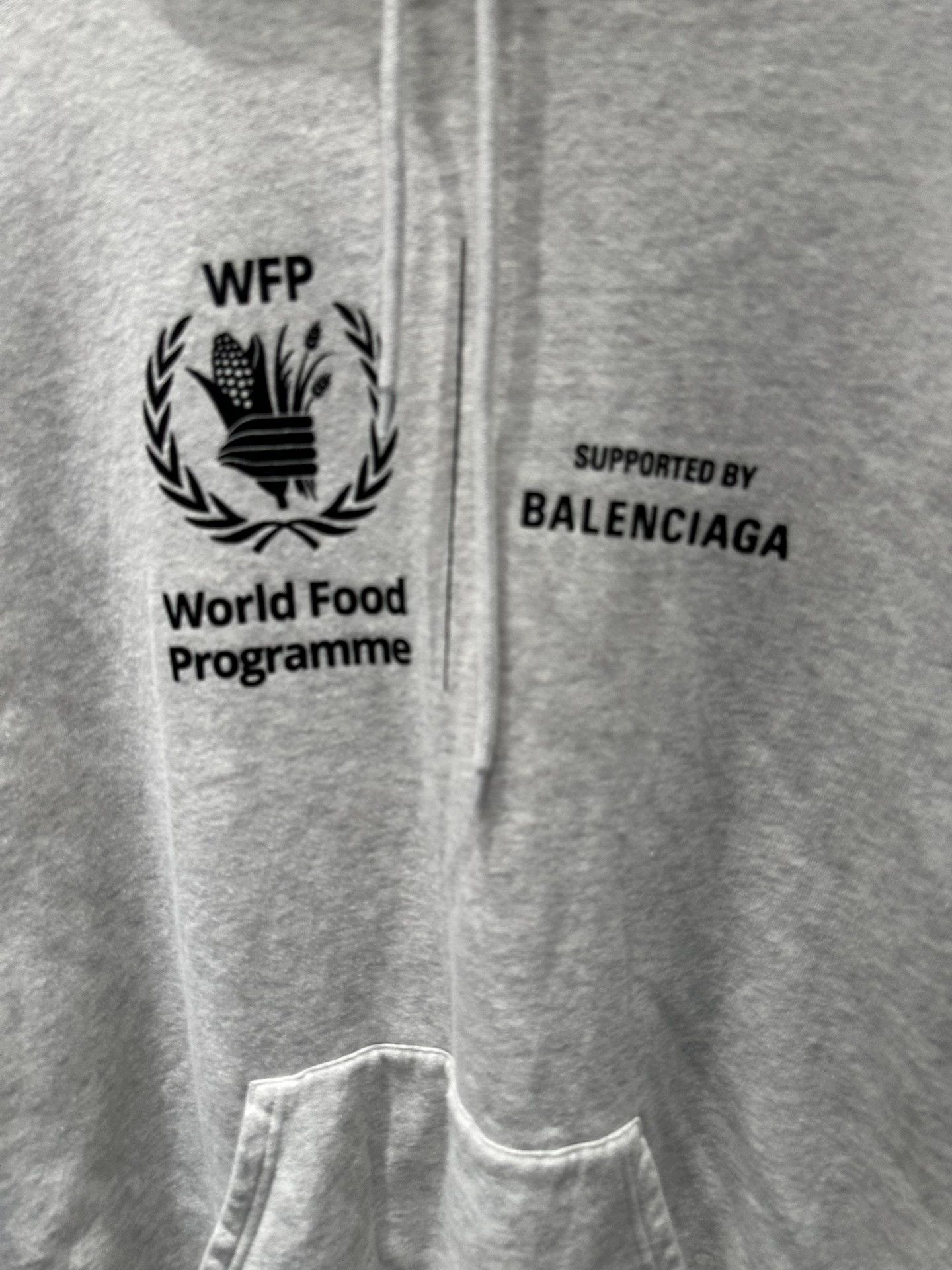 Balenciaga Balenciaga WFP Charity Hoodie - dmc Size US XS / EU 42 / 0 - 3 Thumbnail