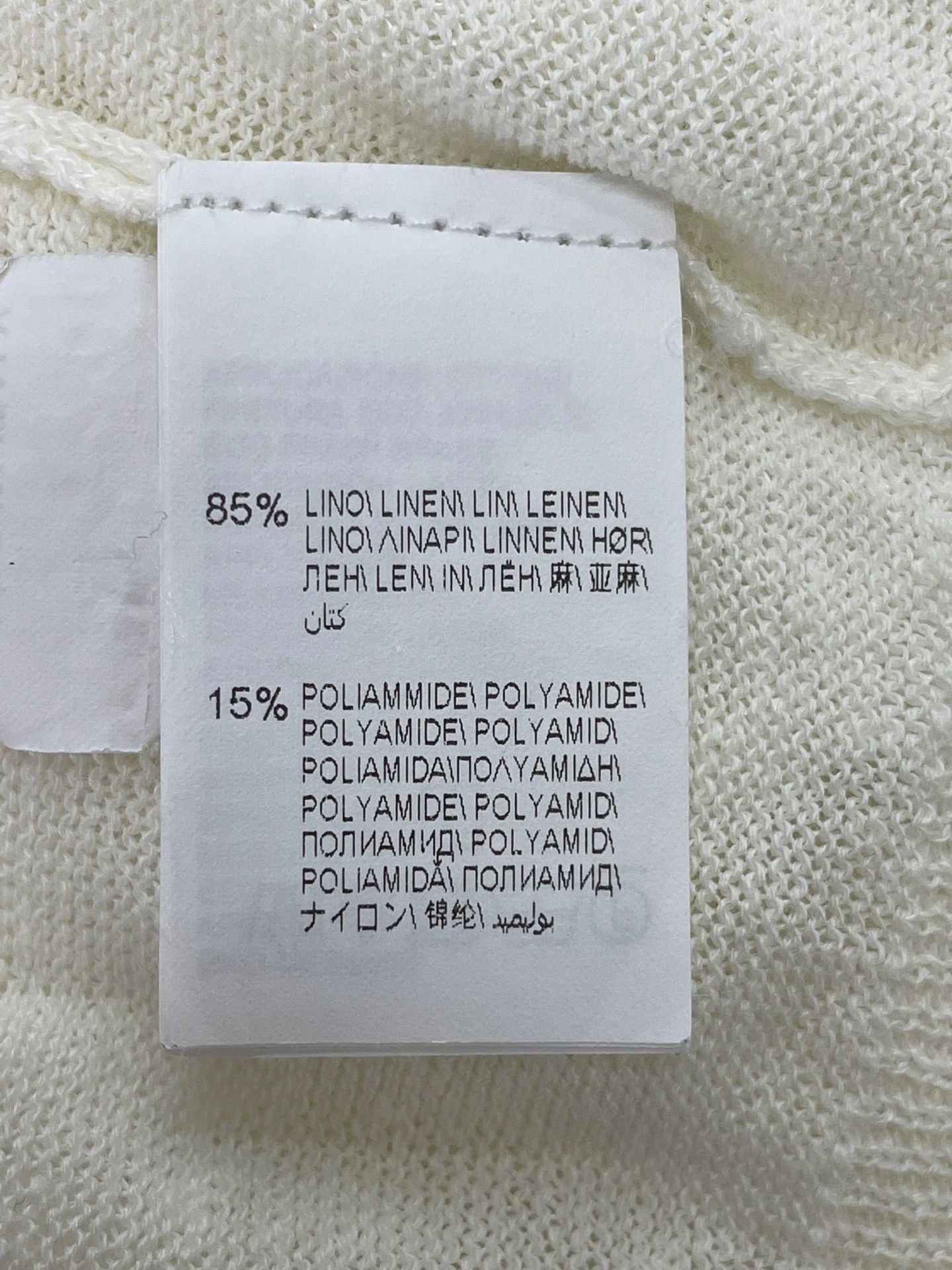 Brunello Cucinelli Brunello Cucinelli White Beaded Crewneck Top - dmc Size US S / EU 44-46 / 1 - 5 Thumbnail