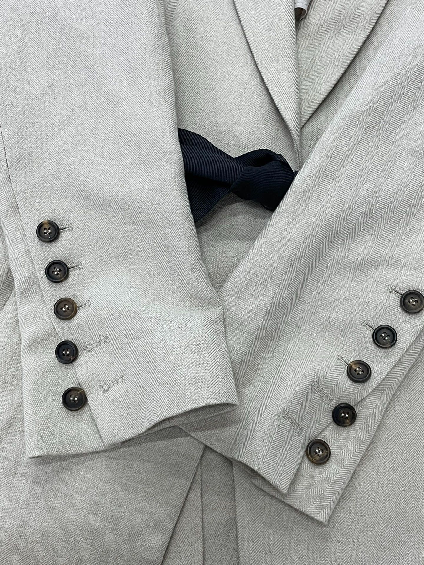 Brunello Cucinelli Brunello Cucinelli Beaded Collar Blazer - dmc Size US M / EU 48-50 / 2 - 2 Thumbnail