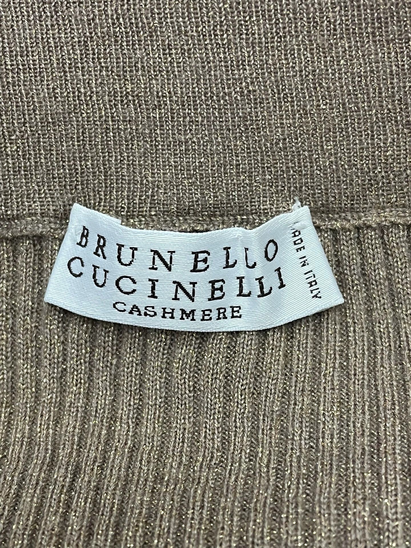Brunello Cucinelli Brunello Cucinelli Beige Knit Set S - dmc Size US S / EU 44-46 / 1 - 7 Thumbnail