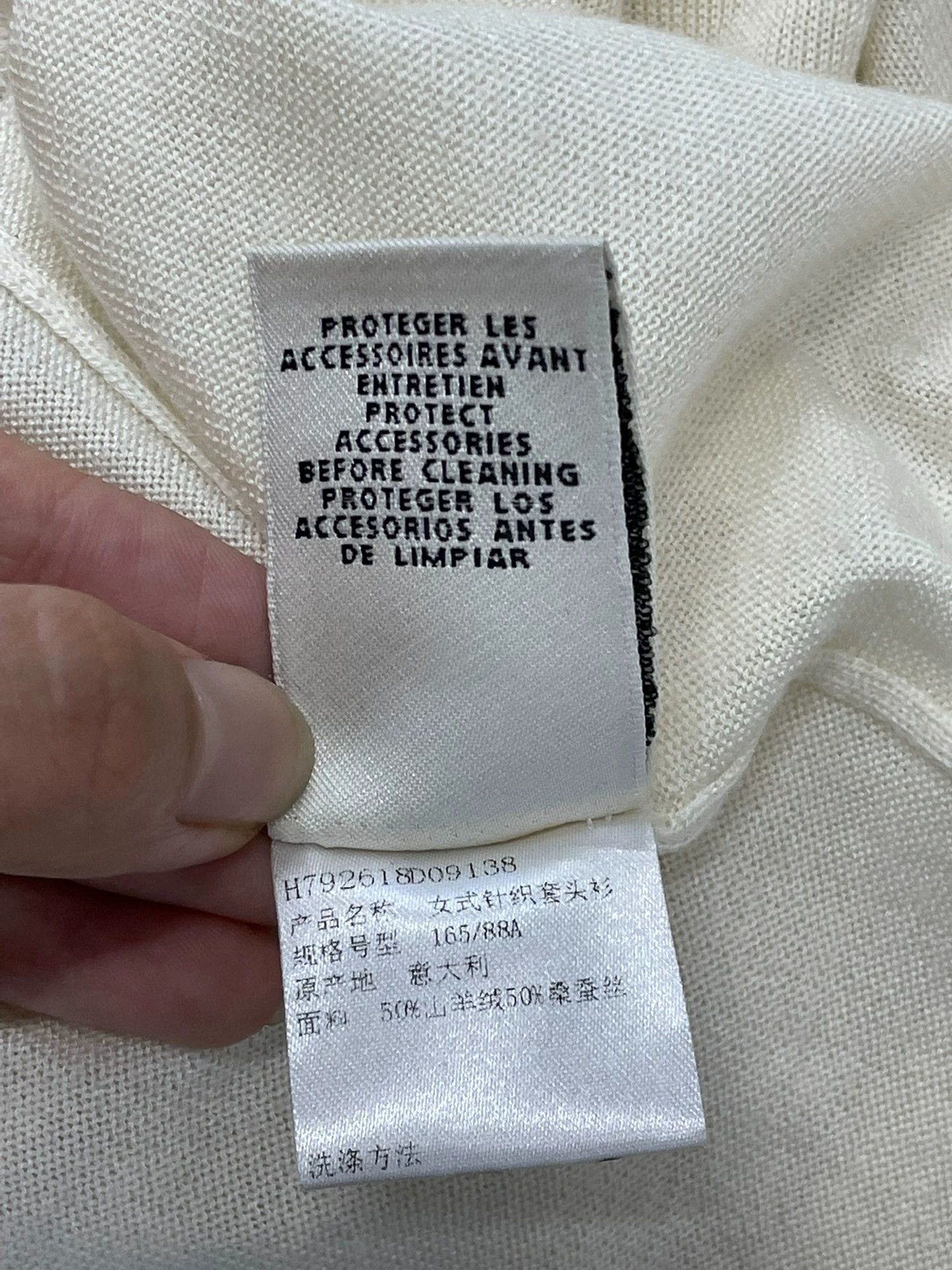 Hermes Hermes White Turtleneck Knit Sweater - dmc Size US M / EU 48-50 / 2 - 6 Thumbnail