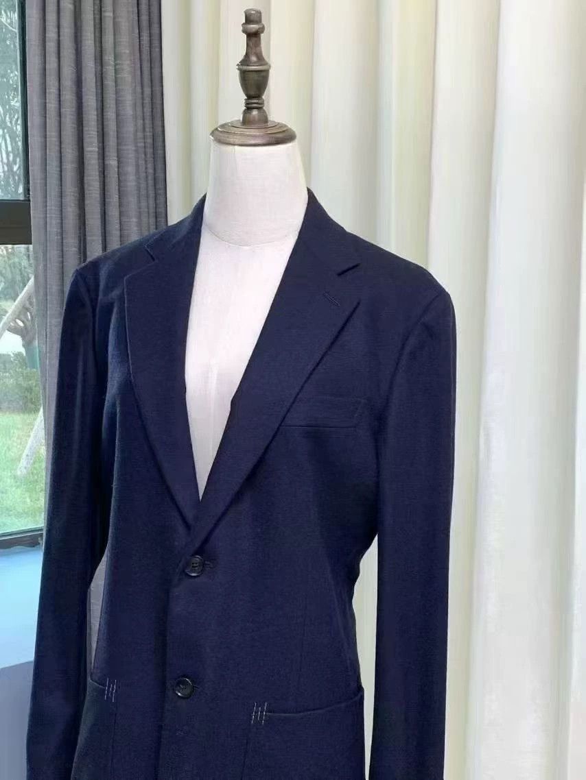 Hermes HERMES Wool Men's Suit Coat - dmc Size US L / EU 52-54 / 3 - 6 Thumbnail