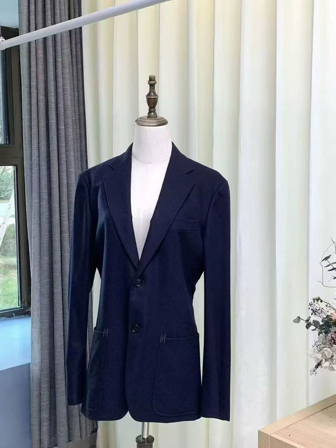 Hermes HERMES Wool Men's Suit Coat - dmc Size US L / EU 52-54 / 3 - 5 Thumbnail