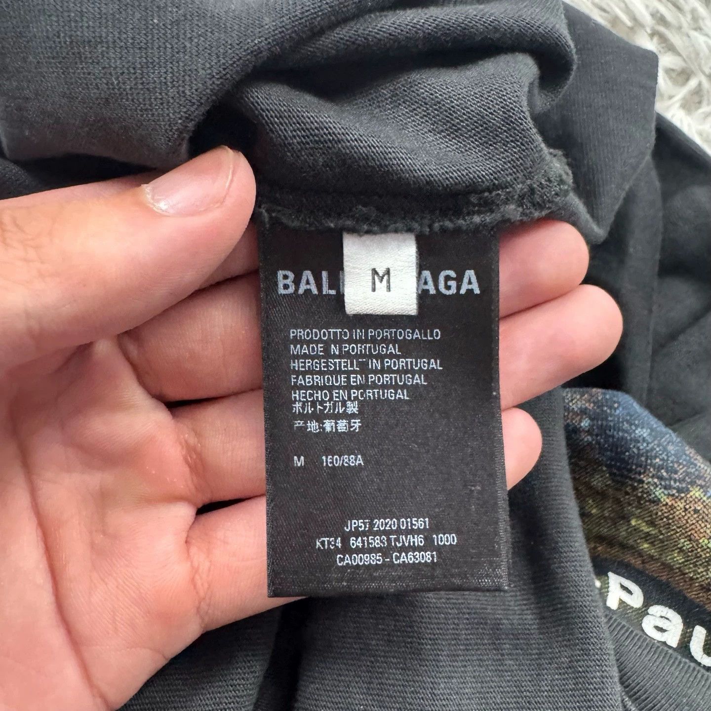 Balenciaga Balenciaga Castle Long Sleeve Tee - dmc Size US M / EU 48-50 / 2 - 7 Thumbnail