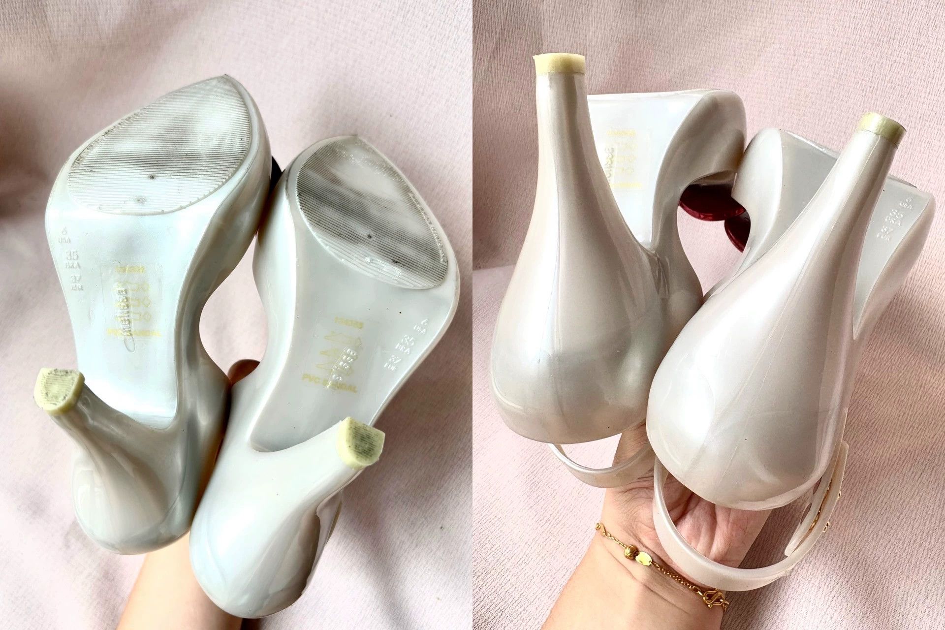 Vivienne Westwood Vivienne Westwood Pearl Heart Heels - dmc Size US 7 / EU 40 - 8 Thumbnail