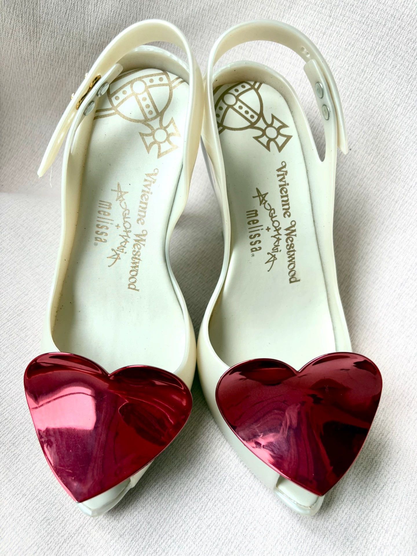 Vivienne Westwood Vivienne Westwood Pearl Heart Heels - dmc Size US 7 / EU 40 - 3 Thumbnail