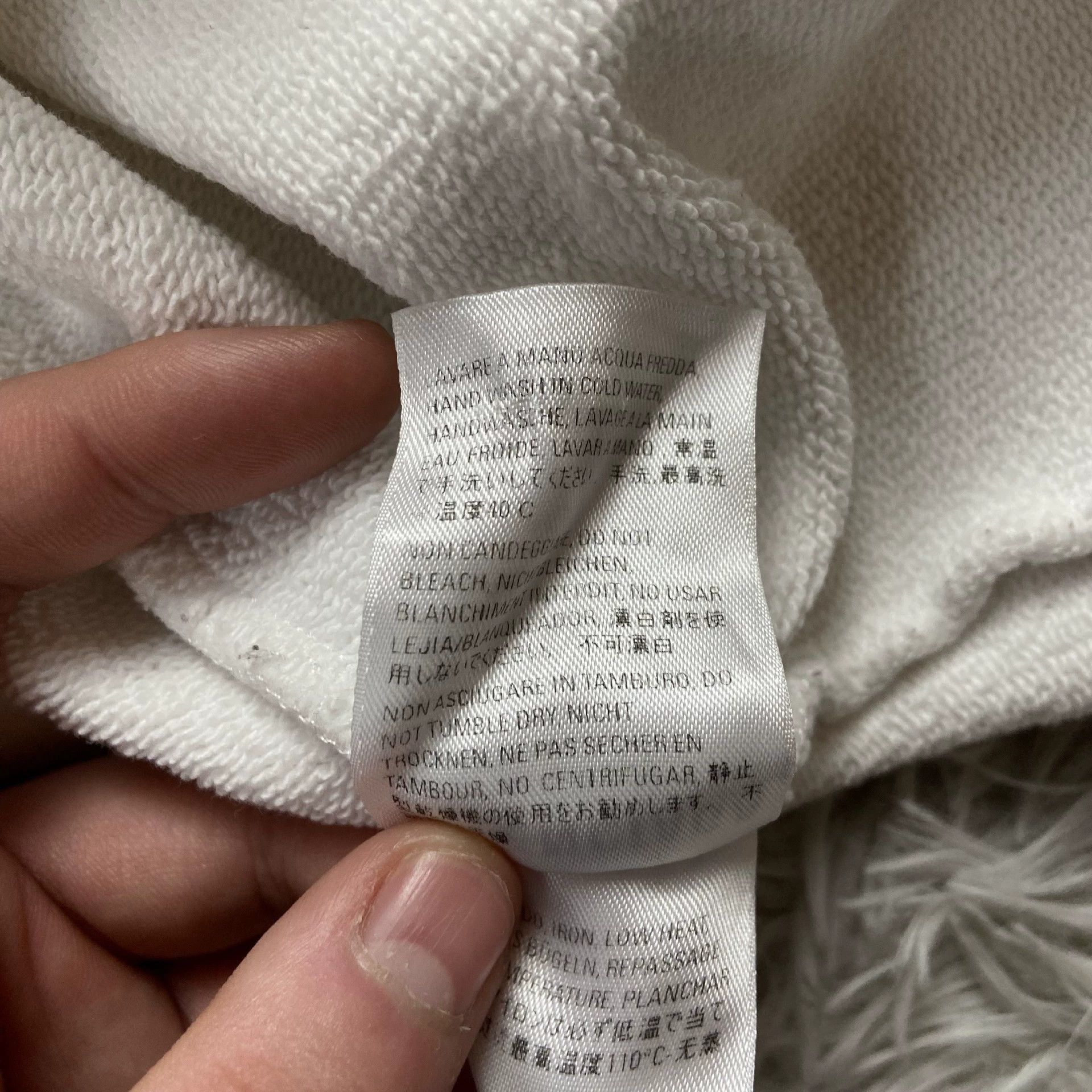 Balenciaga Balenciaga White Wave Coke Logo Hoodie - dmc Size US M / EU 48-50 / 2 - 4 Thumbnail