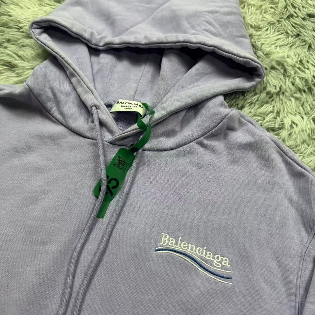 Balenciaga Balenciaga Purple Embroidered Coke Hoodie - dmc Size US L / EU 52-54 / 3 - 4 Thumbnail