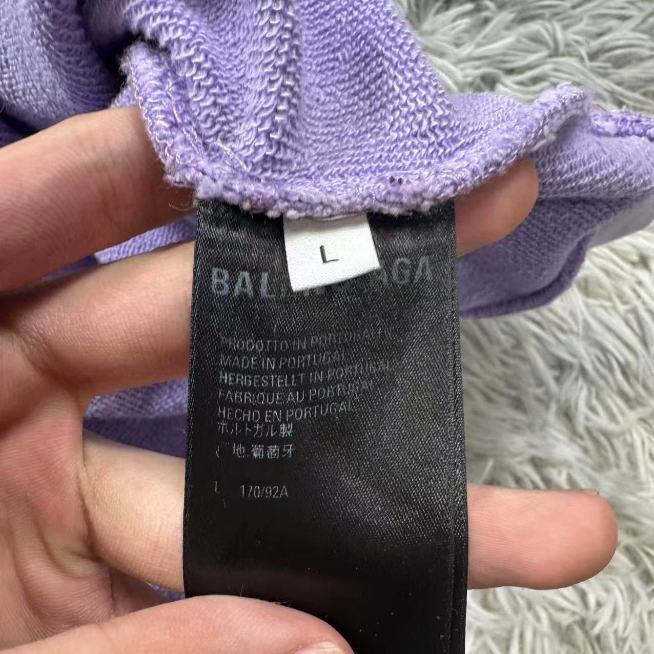 Balenciaga Balenciaga Purple Embroidered Coke Hoodie - dmc Size US L / EU 52-54 / 3 - 7 Thumbnail