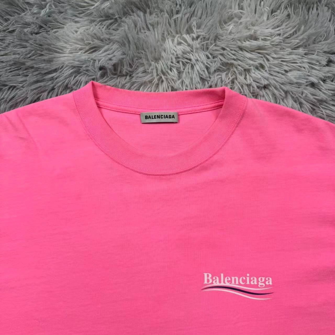 Balenciaga Balenciaga Pink Cola Short Sleeve Tee - dmc Size US L / EU 52-54 / 3 - 3 Thumbnail
