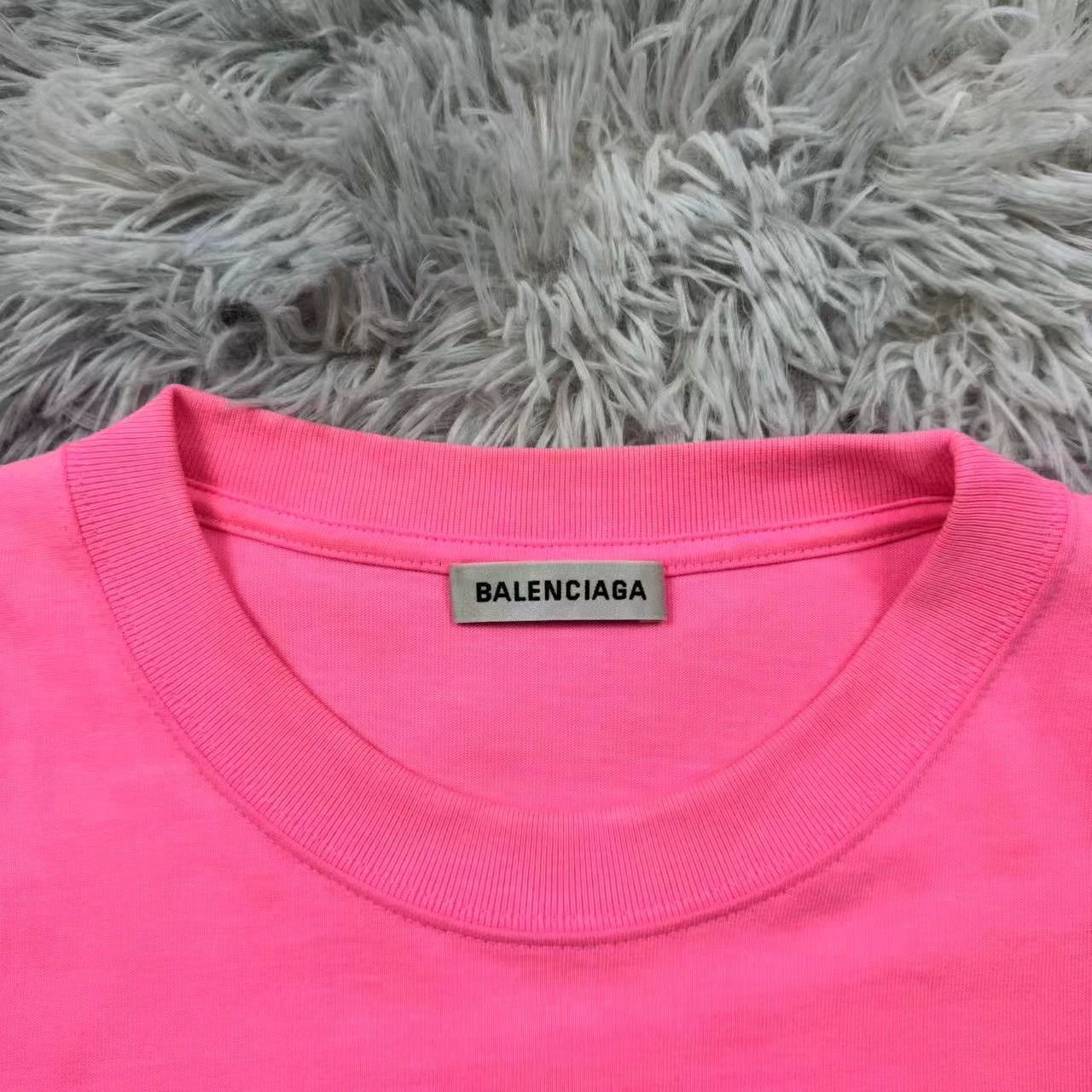 Balenciaga Balenciaga Pink Cola Short Sleeve Tee - dmc Size US L / EU 52-54 / 3 - 2 Thumbnail