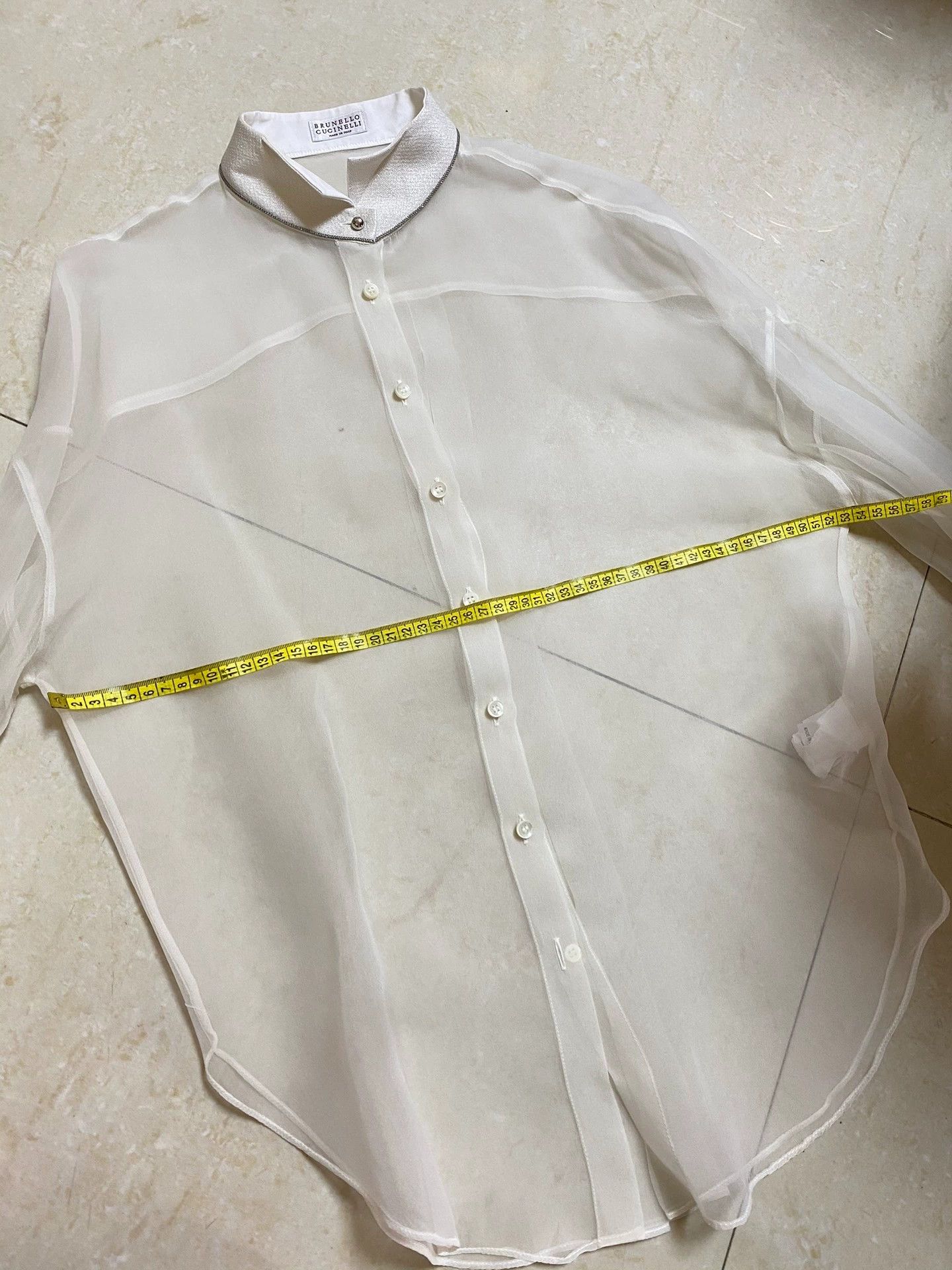 Brunello Cucinelli Brunello Cucinelli Organza Women's Shirt - dmc Size US M / EU 48-50 / 2 - 9 Thumbnail