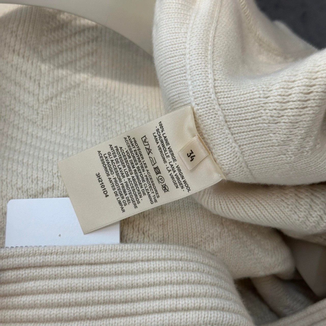 Hermes Hermes Off-White Wool Cloak Coat - dmc Size US S / EU 44-46 / 1 - 4 Thumbnail