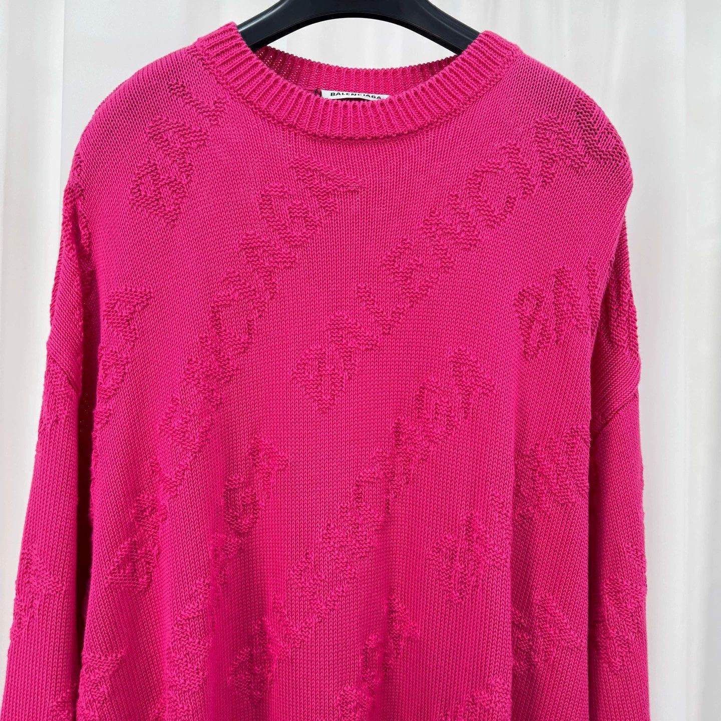 Balenciaga Balenciaga All-Over Bullet Screen Jacquard Knit Sweater - dmc Size US S / EU 44-46 / 1 - 3 Thumbnail