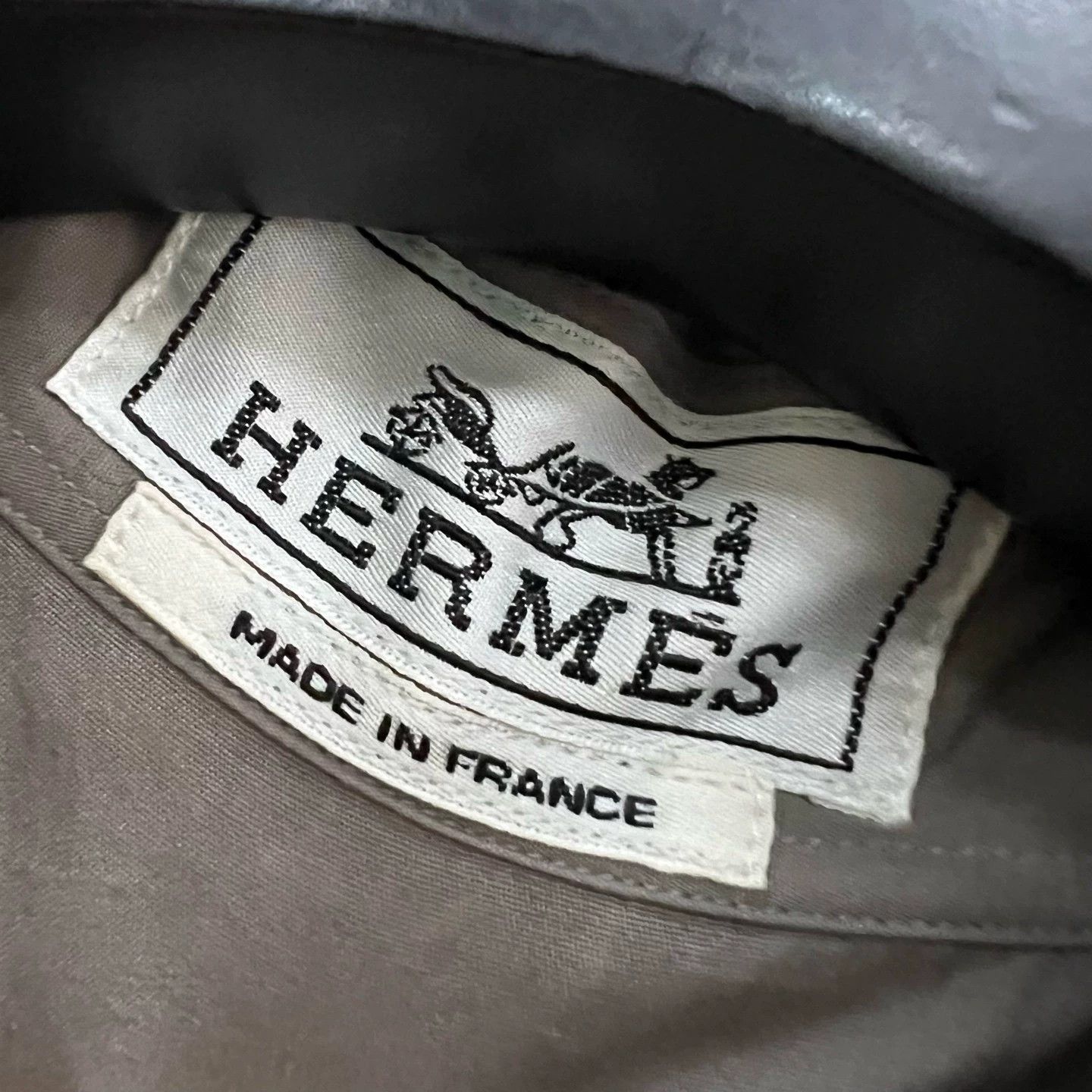 Hermes HERMES Paneled Long Sleeve Shirt - dmc Size US M / EU 48-50 / 2 - 4 Thumbnail
