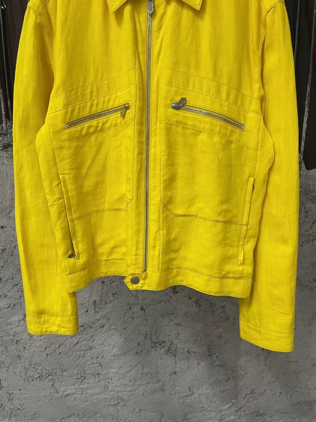 Hermes Hermes Yellow Zip Jacket Outerwear - dmc Size US M / EU 48-50 / 2 - 4 Thumbnail