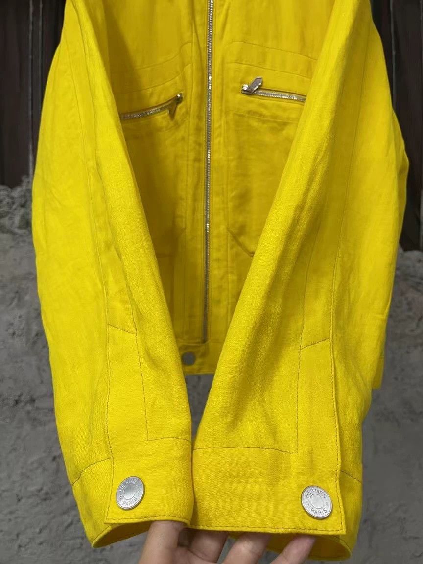 Hermes Hermes Yellow Zip Jacket Outerwear - dmc Size US M / EU 48-50 / 2 - 5 Thumbnail
