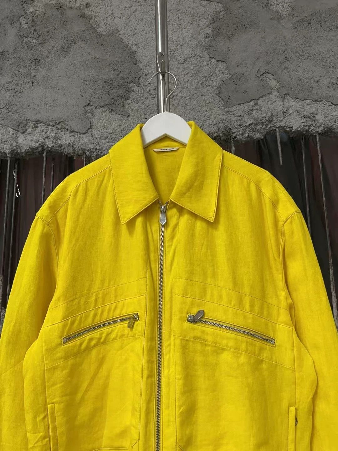 Hermes Hermes Yellow Zip Jacket Outerwear - dmc Size US M / EU 48-50 / 2 - 3 Thumbnail