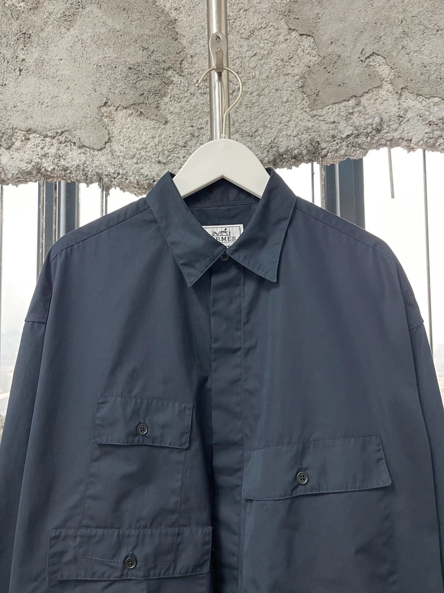 Hermes Hermes Multi-Pocket Shirt Size 39 - dmc Size US M / EU 48-50 / 2 - 3 Thumbnail