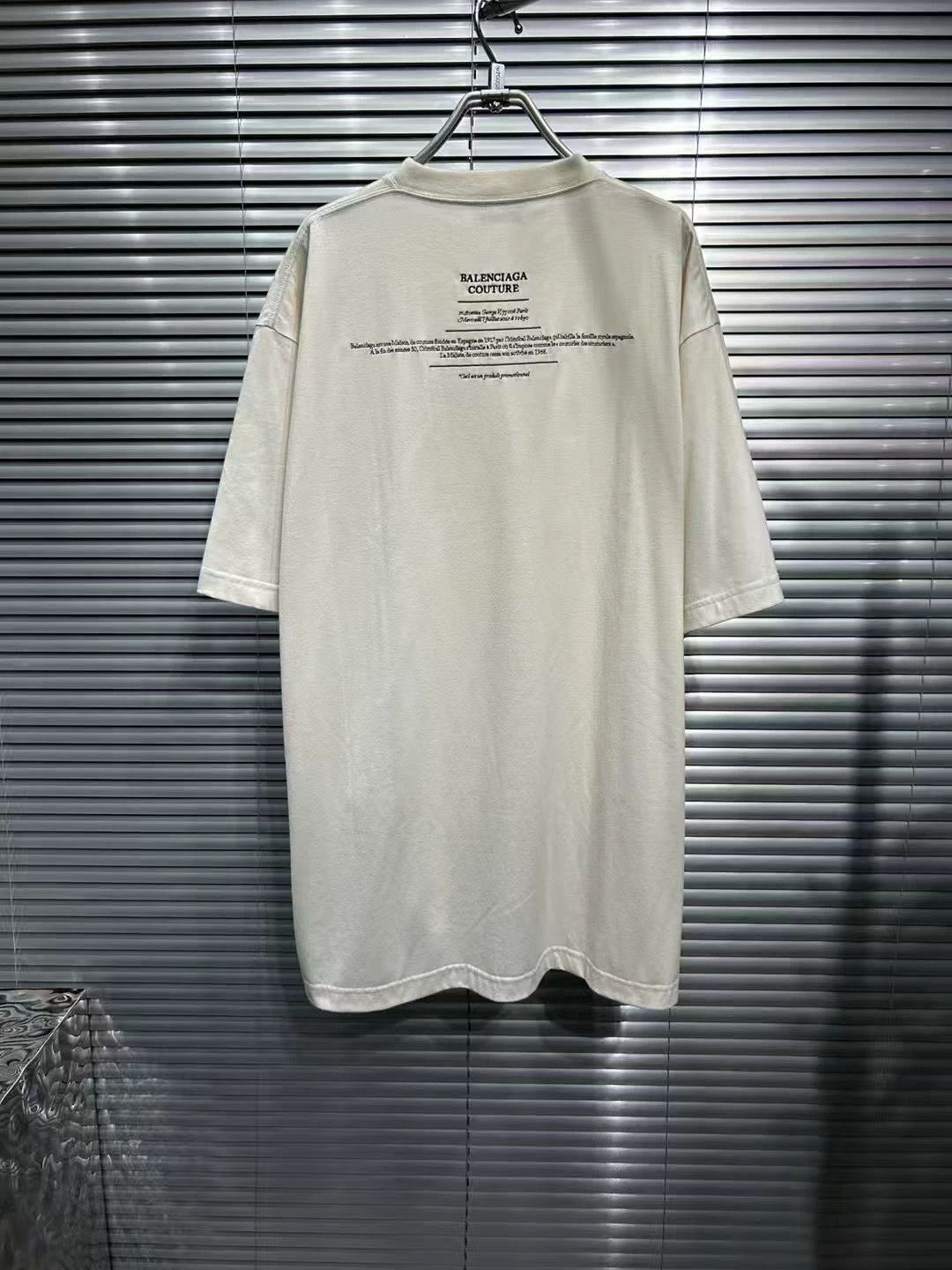 Balenciaga Balenciaga Embroidered Logo Short Sleeve Tee - dmc Size US XXS / EU 40 - 2 Thumbnail