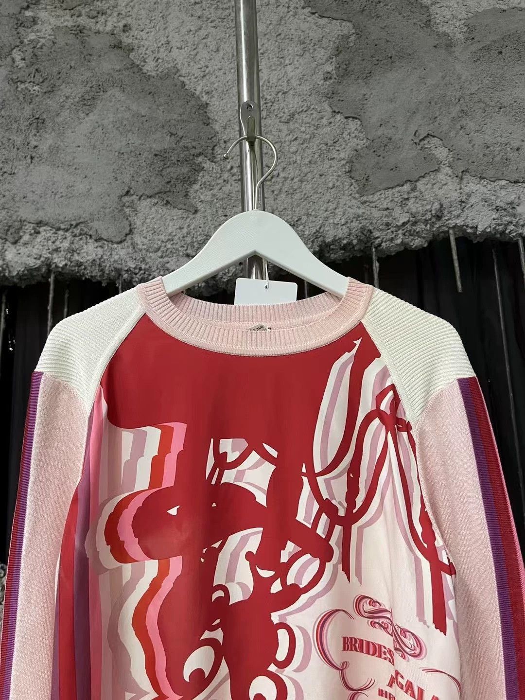 Hermes Hermes Silk Paneled Knit Long Sleeve - dmc Size US S / EU 44-46 / 1 - 3 Thumbnail