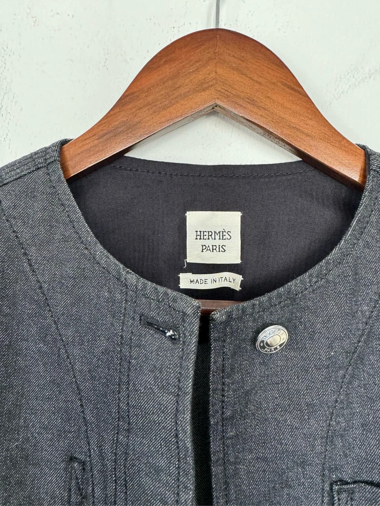 Hermes Hermès Denim Jacket Size 38 - dmc Size US S / EU 44-46 / 1 - 2 Thumbnail