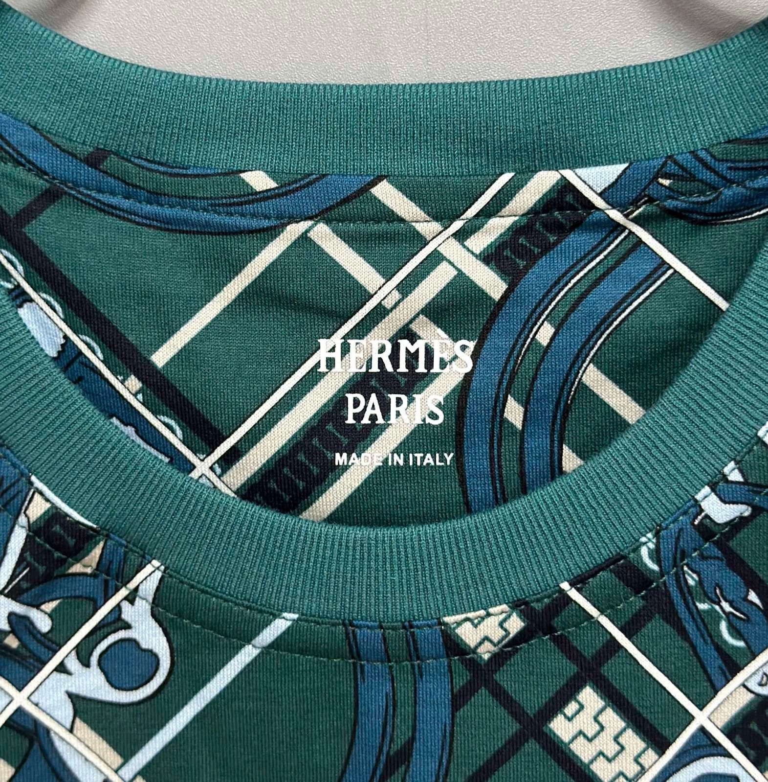 Hermes FW23 Hermes Chain Print Short Sleeve - dmc Size US S / EU 44-46 / 1 - 4 Thumbnail