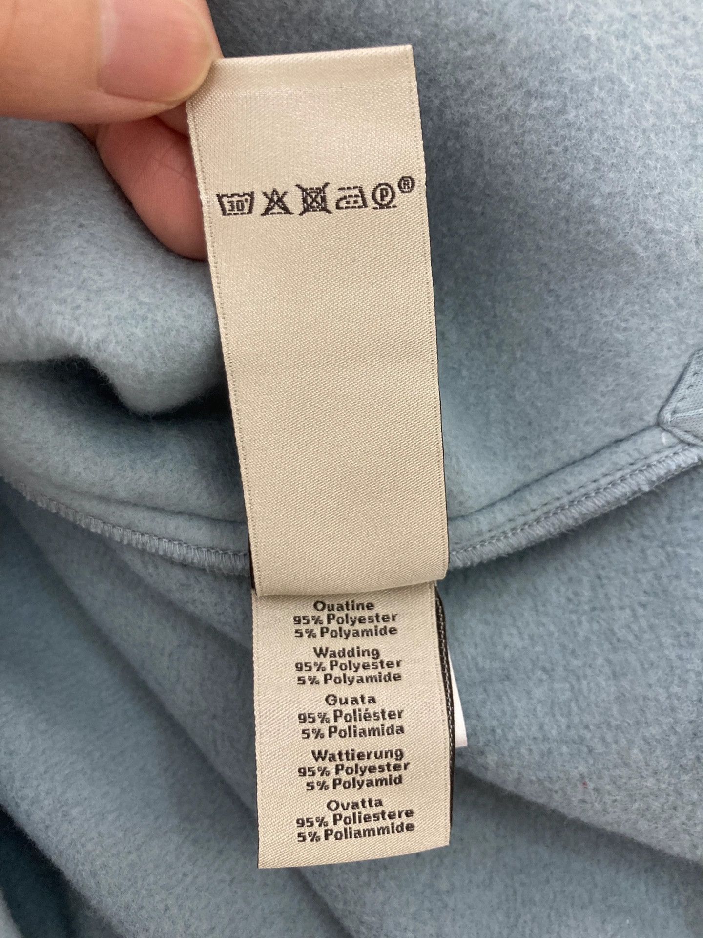 Hermes Hermes 22AW Blue Paneled Hoodie - dmc Size US S / EU 44-46 / 1 - 7 Thumbnail