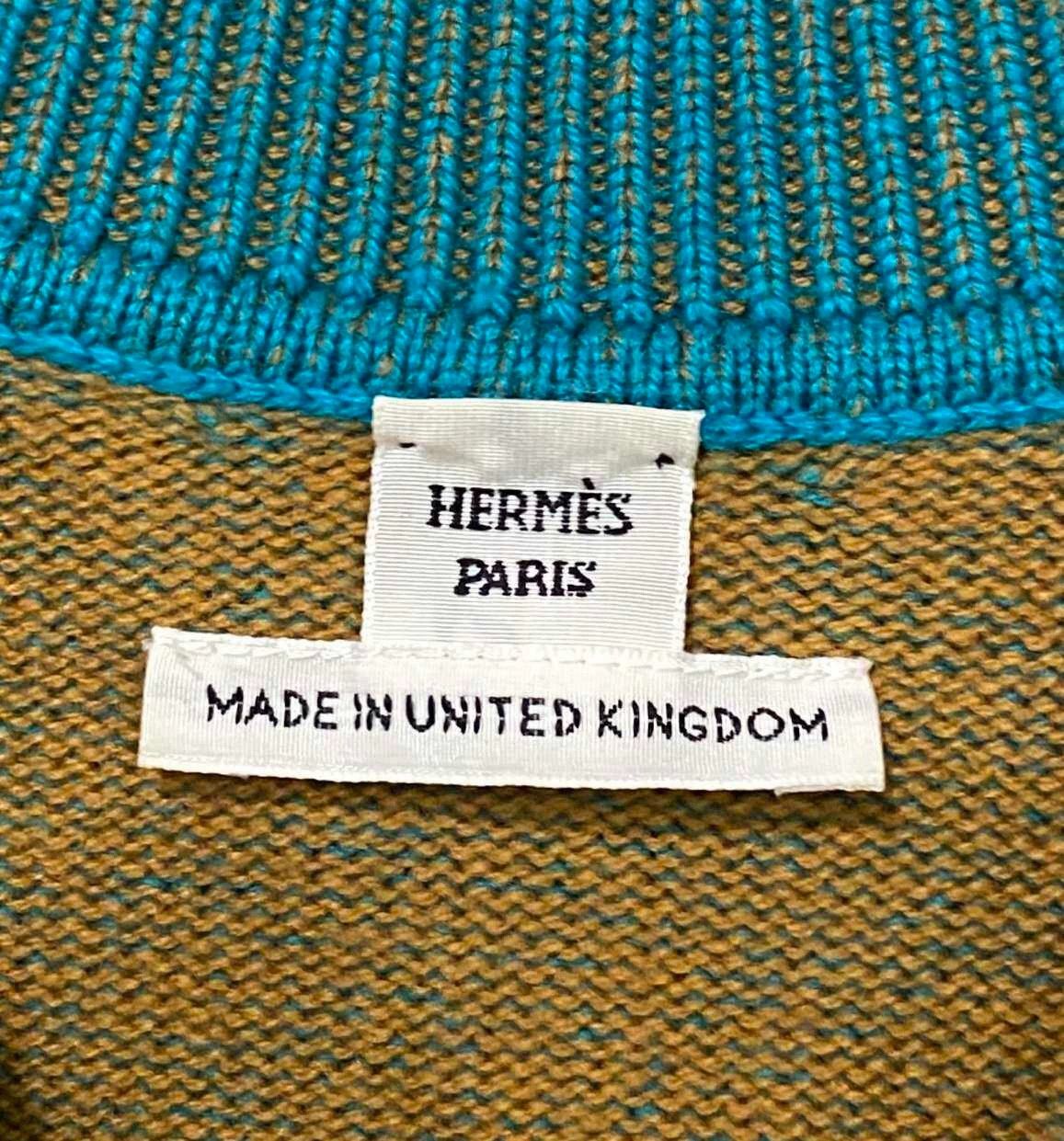 Hermes HERMES Cashmere Knit Short Sleeve Top - dmc Size US M / EU 48-50 / 2 - 4 Thumbnail