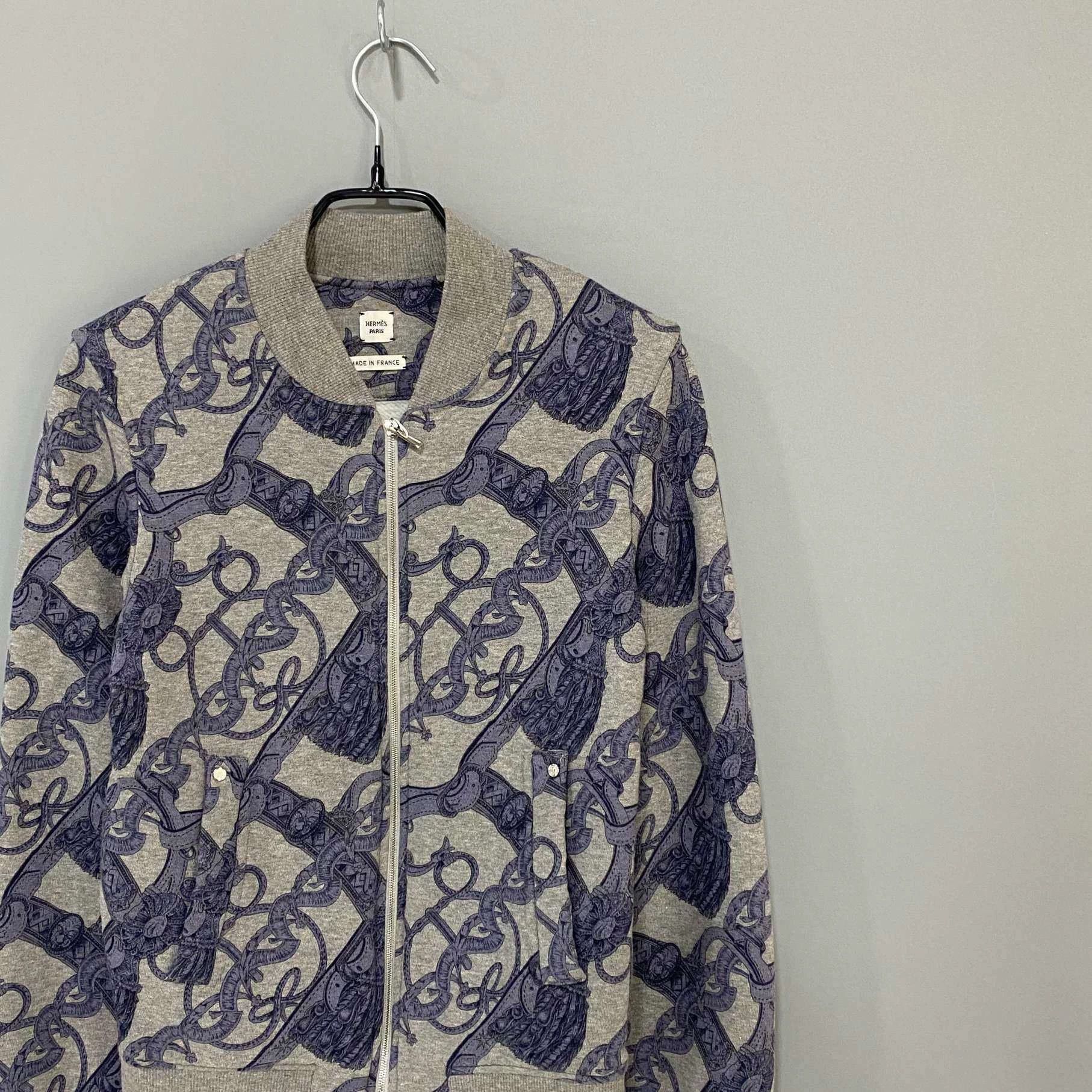 Hermes Wool Printed Zip Jacket - dmc