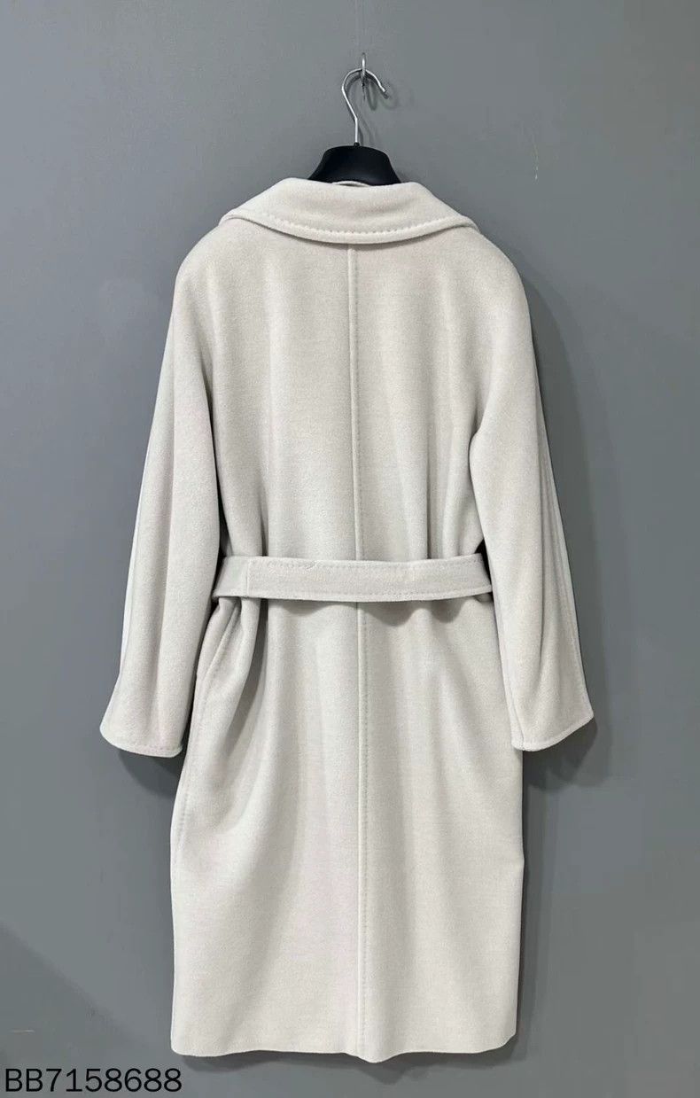Max Mara MaxMara Long Coat with Belted Waist Size XS / US 0-2 / IT 36-38 - 3 Thumbnail