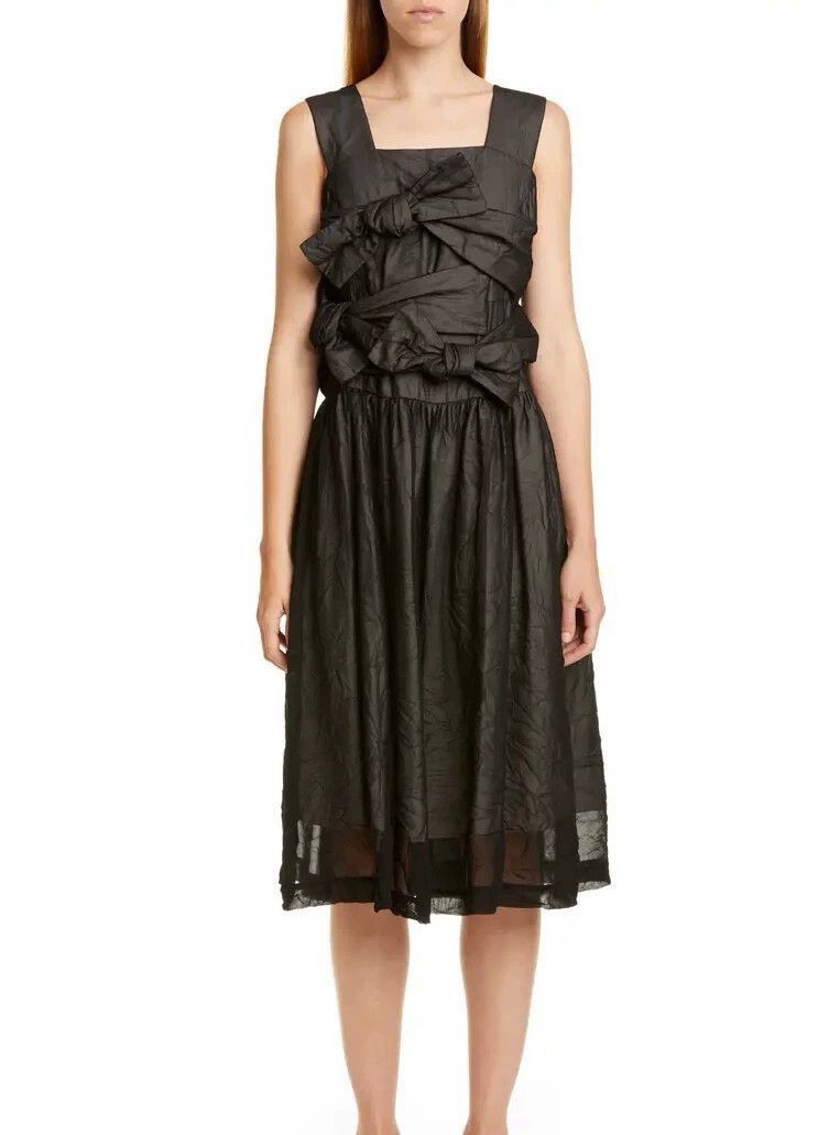 Comme des Garcons black mid-length dress with bows - dmc Size XS / US 0-2 / IT 36-38 - 5 Thumbnail